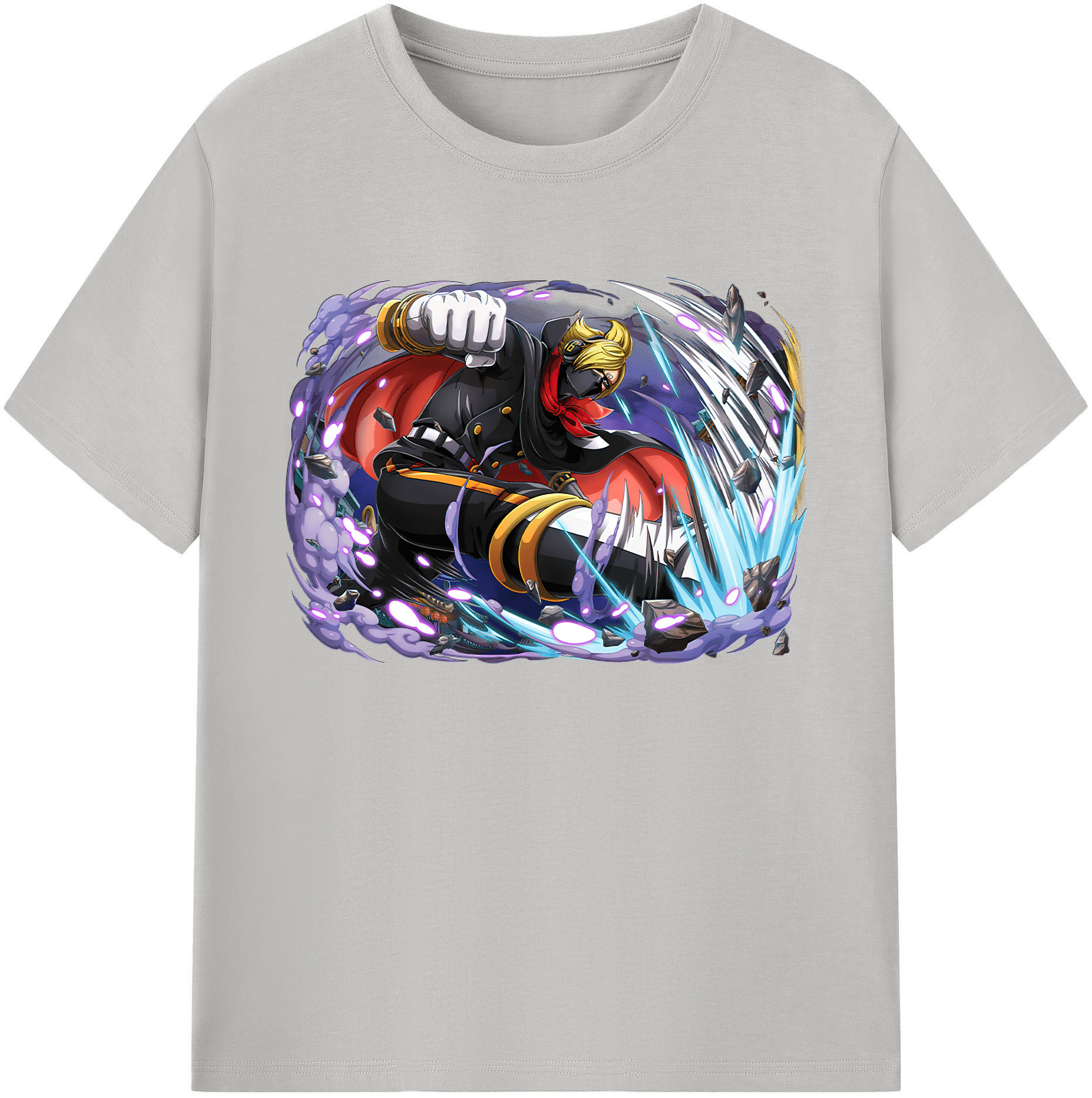 ワンピース ロロノア・ゾロ ONE PIECE Roronoa Zoro 綿100％ メンズ半袖Tシャツ｜肌触りやわらか＆通気性