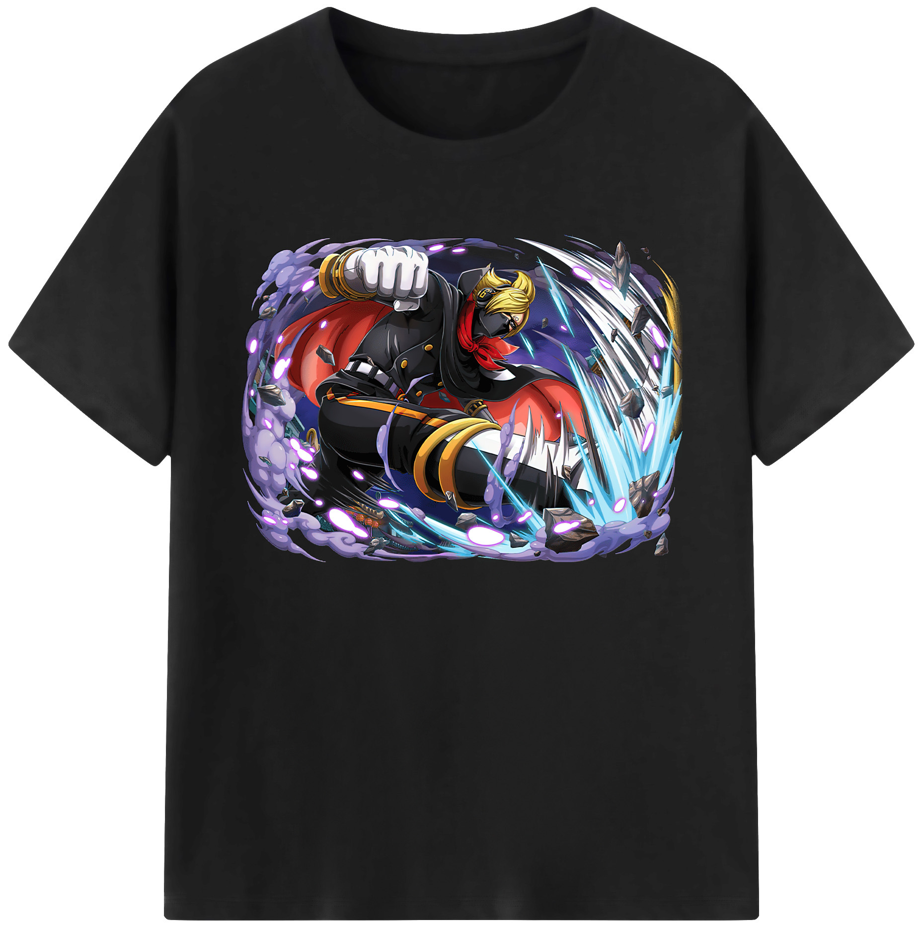 ワンピース ロロノア・ゾロ ONE PIECE Roronoa Zoro 綿100％ メンズ半袖Tシャツ｜肌触りやわらか＆通気性