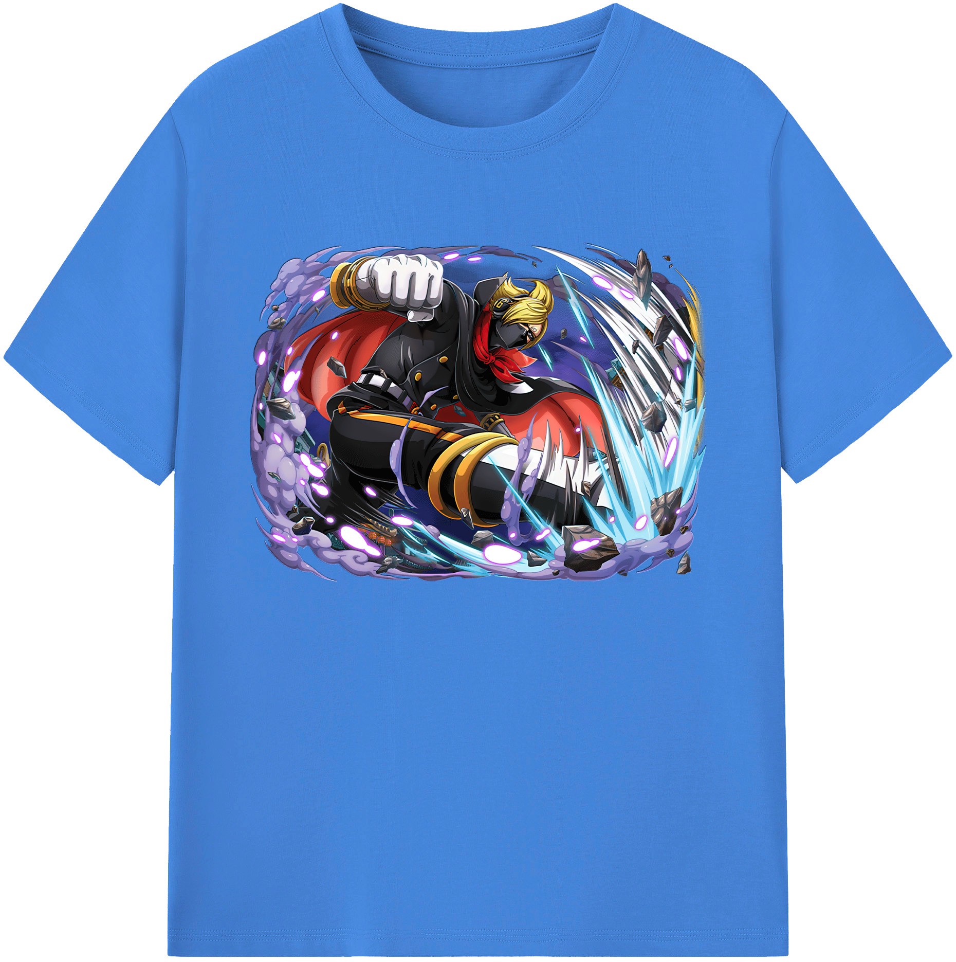 ワンピース ロロノア・ゾロ ONE PIECE Roronoa Zoro 綿100％ メンズ半袖Tシャツ｜肌触りやわらか＆通気性