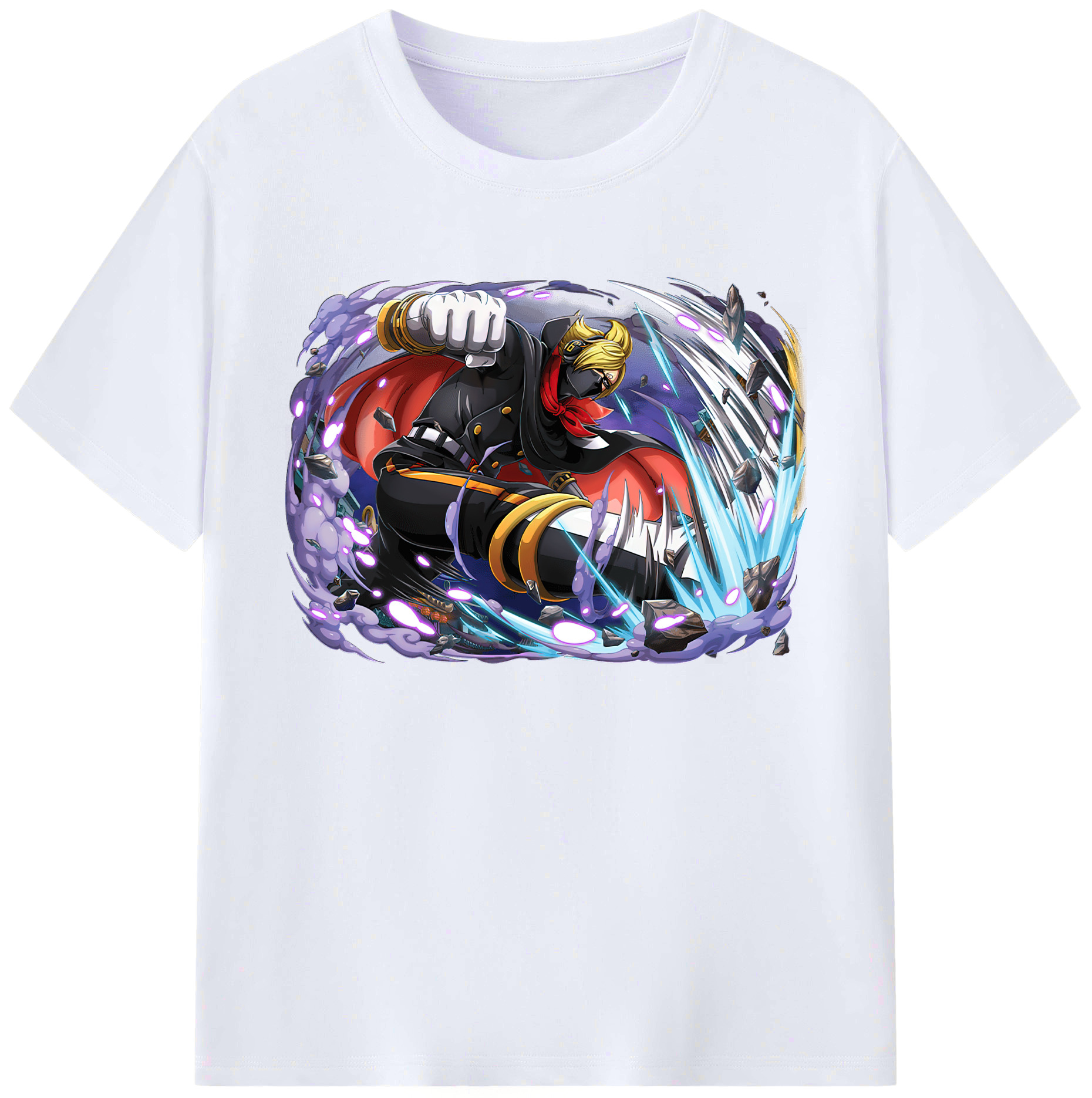 ワンピース ロロノア・ゾロ ONE PIECE Roronoa Zoro 綿100％ メンズ半袖Tシャツ｜肌触りやわらか＆通気性