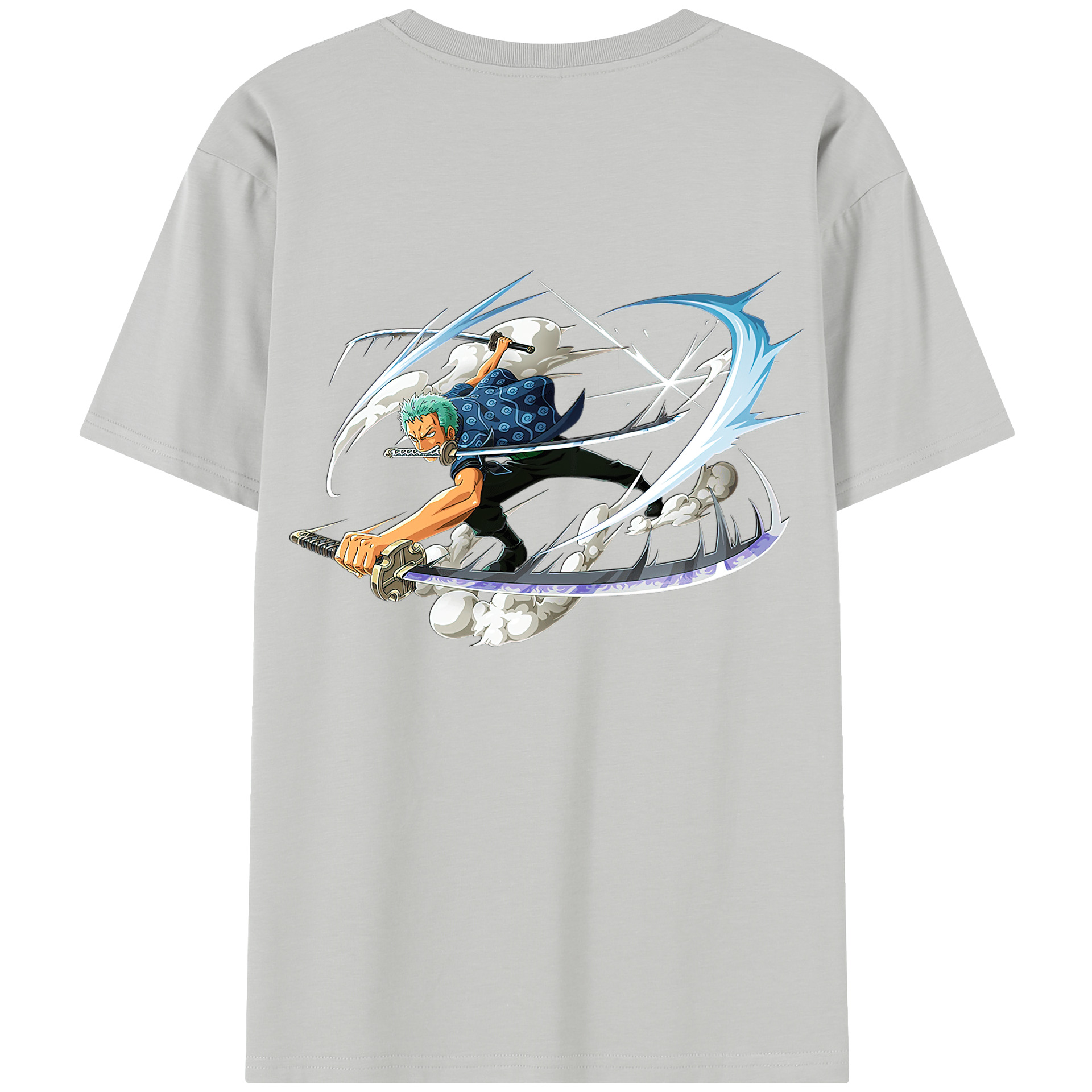 ワンピース ロロノア・ゾロ ONE PIECE Roronoa Zoro レディース半袖Tシャツ(バックプリント)