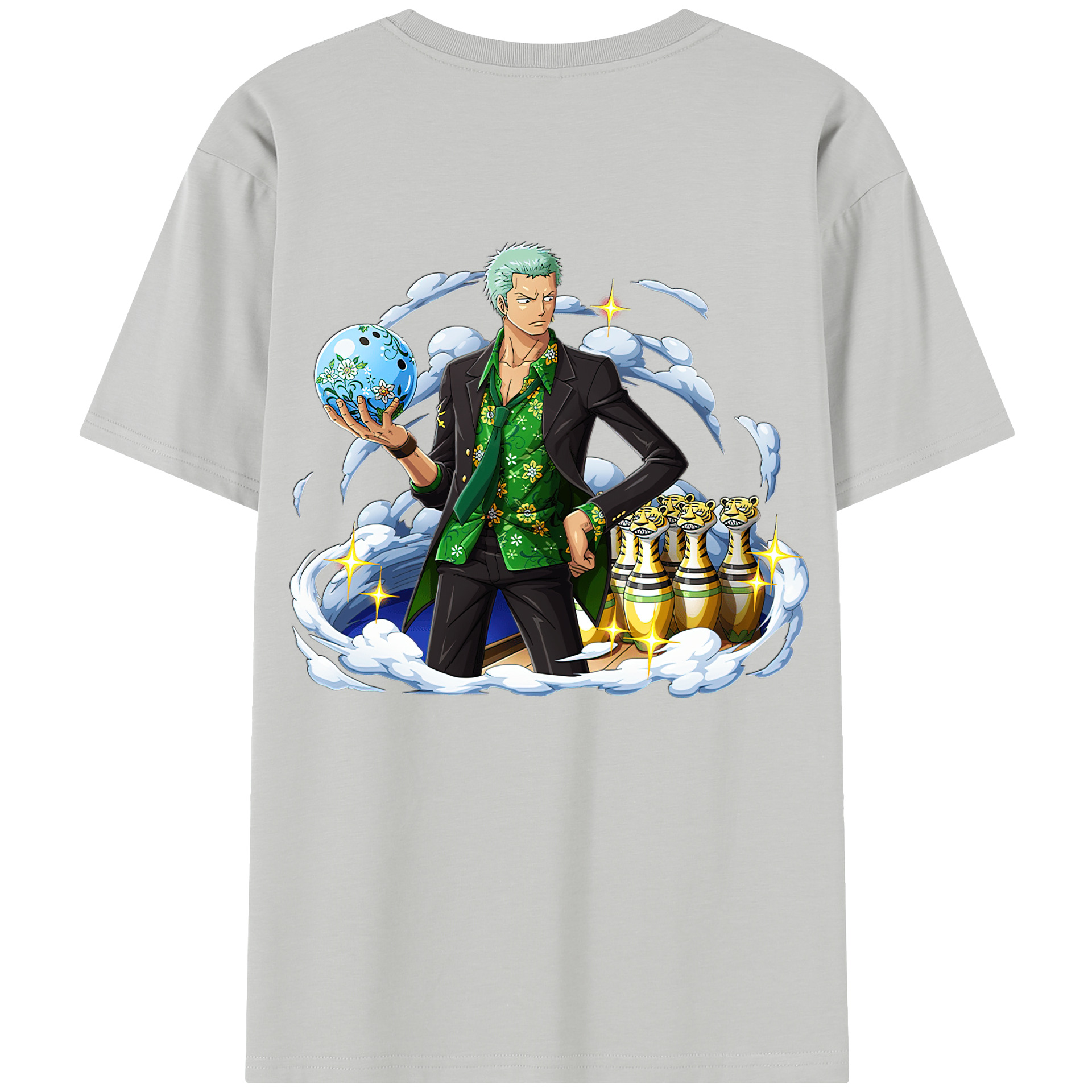 ワンピース ロロノア・ゾロ ONE PIECE Roronoa Zoro レディース半袖Tシャツ(バックプリント)