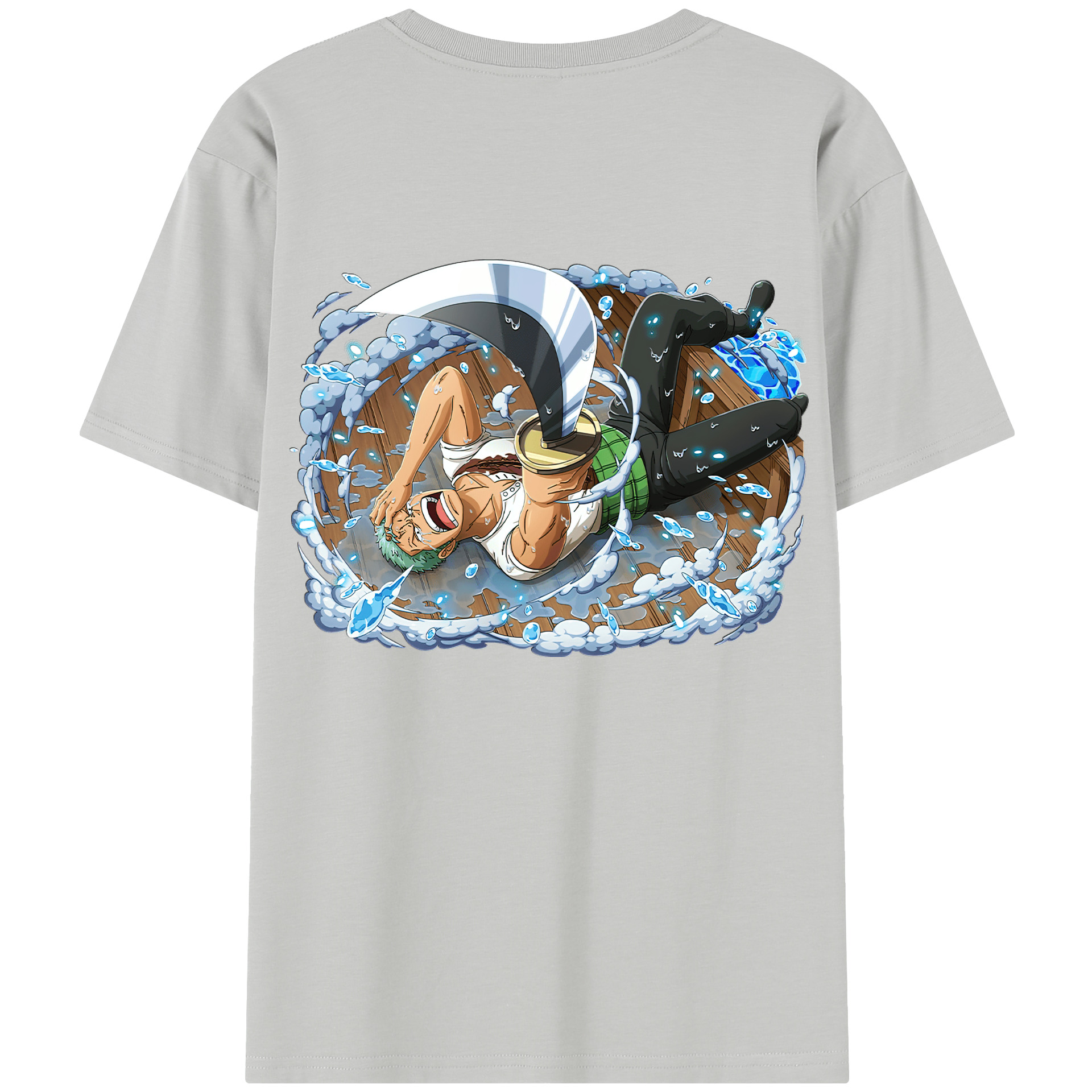 ワンピース ロロノア・ゾロ ONE PIECE Roronoa Zoro レディース半袖Tシャツ(バックプリント)