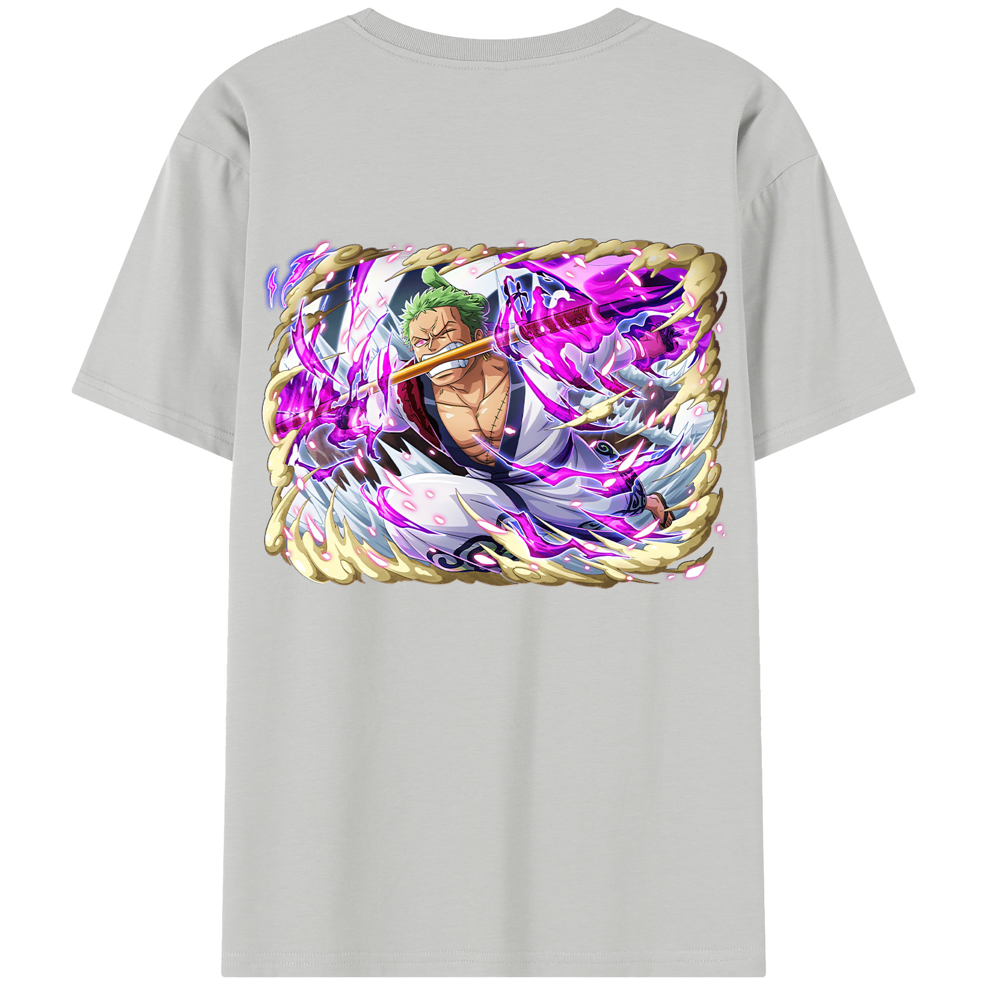 （画像用） ワンピース ロロノア・ゾロ ONE PIECE Roronoa Zoro レディース半袖Tシャツ(バックプリント)