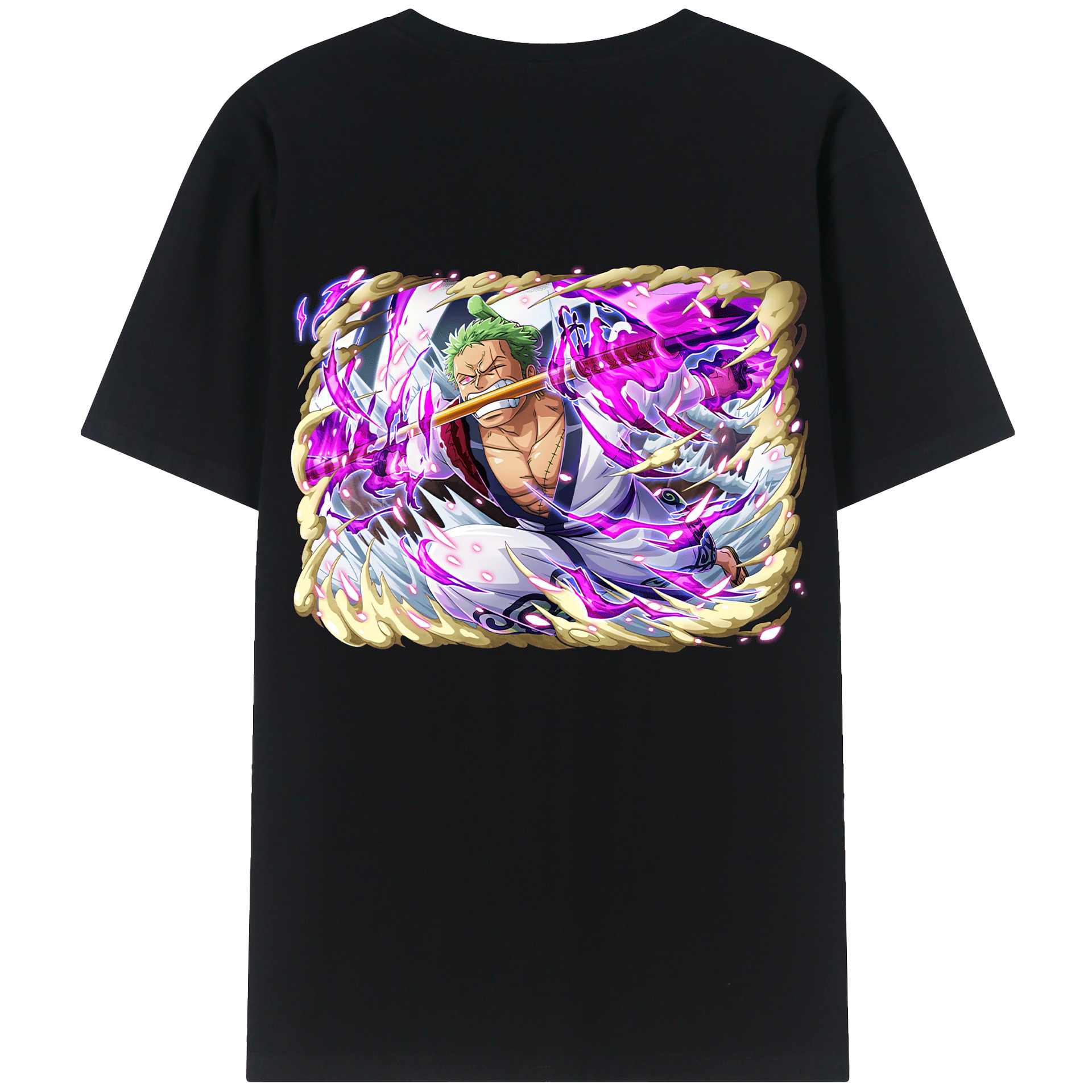 （画像用） ワンピース ロロノア・ゾロ ONE PIECE Roronoa Zoro レディース半袖Tシャツ(バックプリント)