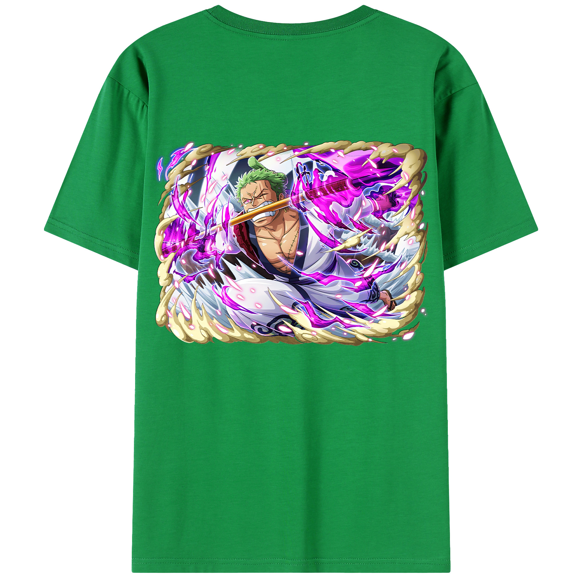 （画像用） ワンピース ロロノア・ゾロ ONE PIECE Roronoa Zoro レディース半袖Tシャツ(バックプリント)