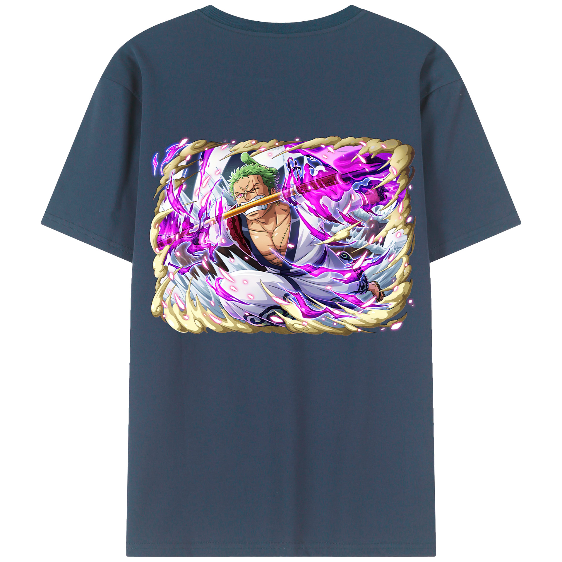 （画像用） ワンピース ロロノア・ゾロ ONE PIECE Roronoa Zoro レディース半袖Tシャツ(バックプリント)