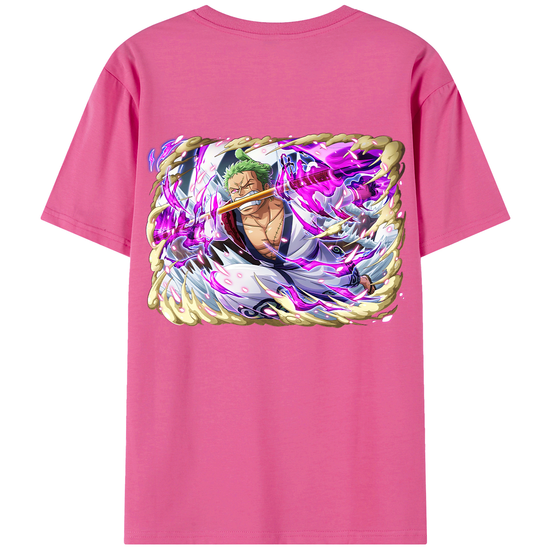 （画像用） ワンピース ロロノア・ゾロ ONE PIECE Roronoa Zoro レディース半袖Tシャツ(バックプリント)