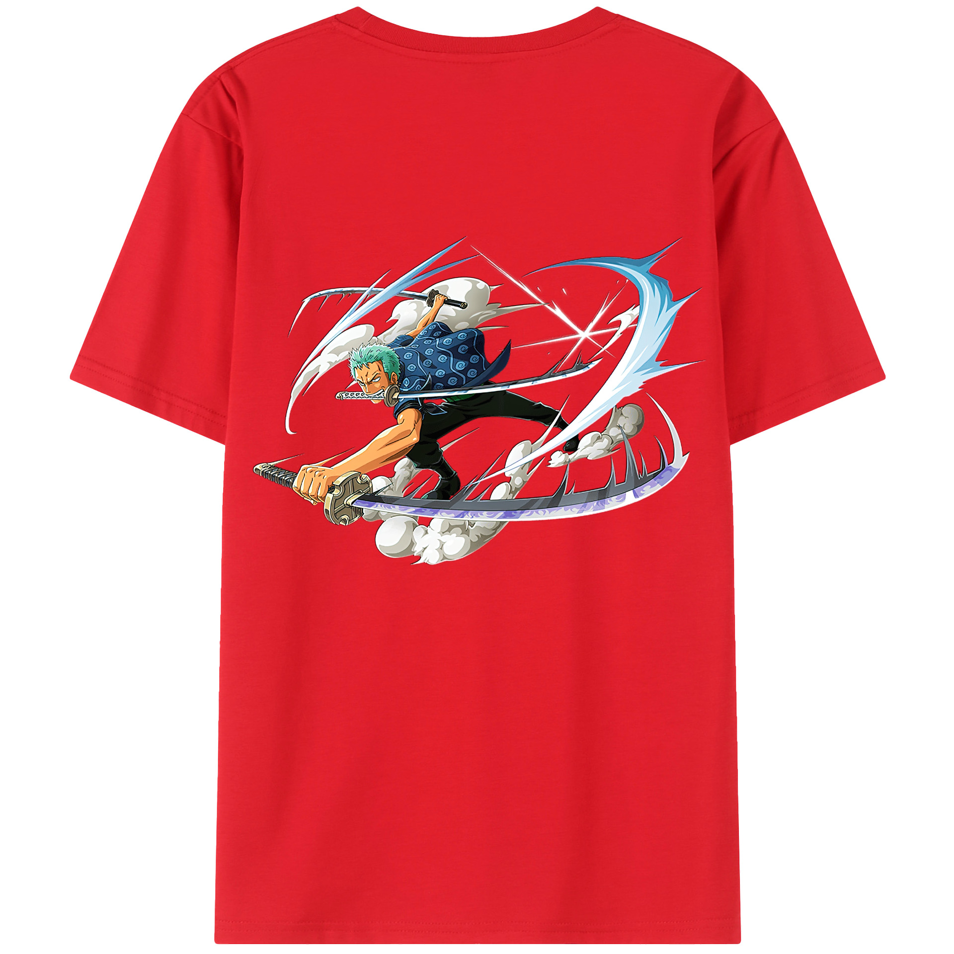 ワンピース ロロノア・ゾロ ONE PIECE Roronoa Zoro レディース半袖Tシャツ(バックプリント)