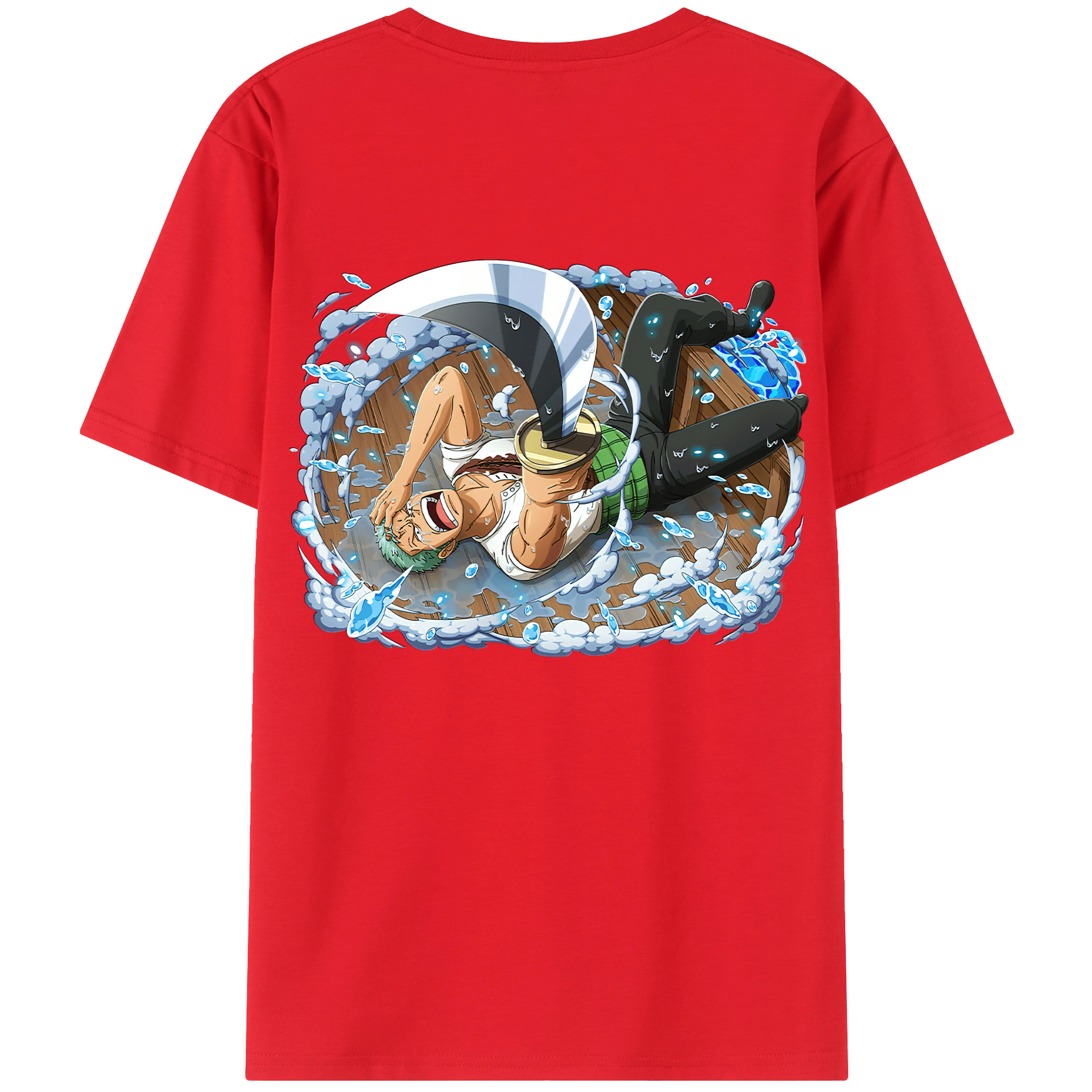 ワンピース ロロノア・ゾロ ONE PIECE Roronoa Zoro レディース半袖Tシャツ(バックプリント)