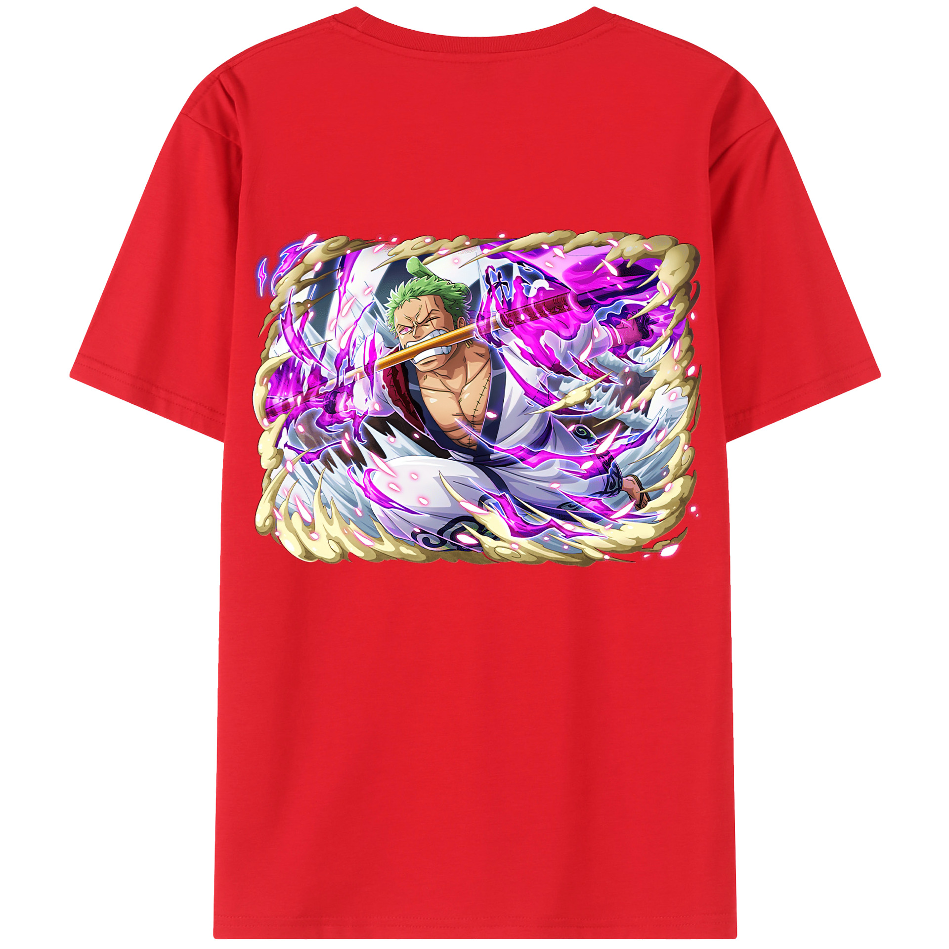 （画像用） ワンピース ロロノア・ゾロ ONE PIECE Roronoa Zoro レディース半袖Tシャツ(バックプリント)