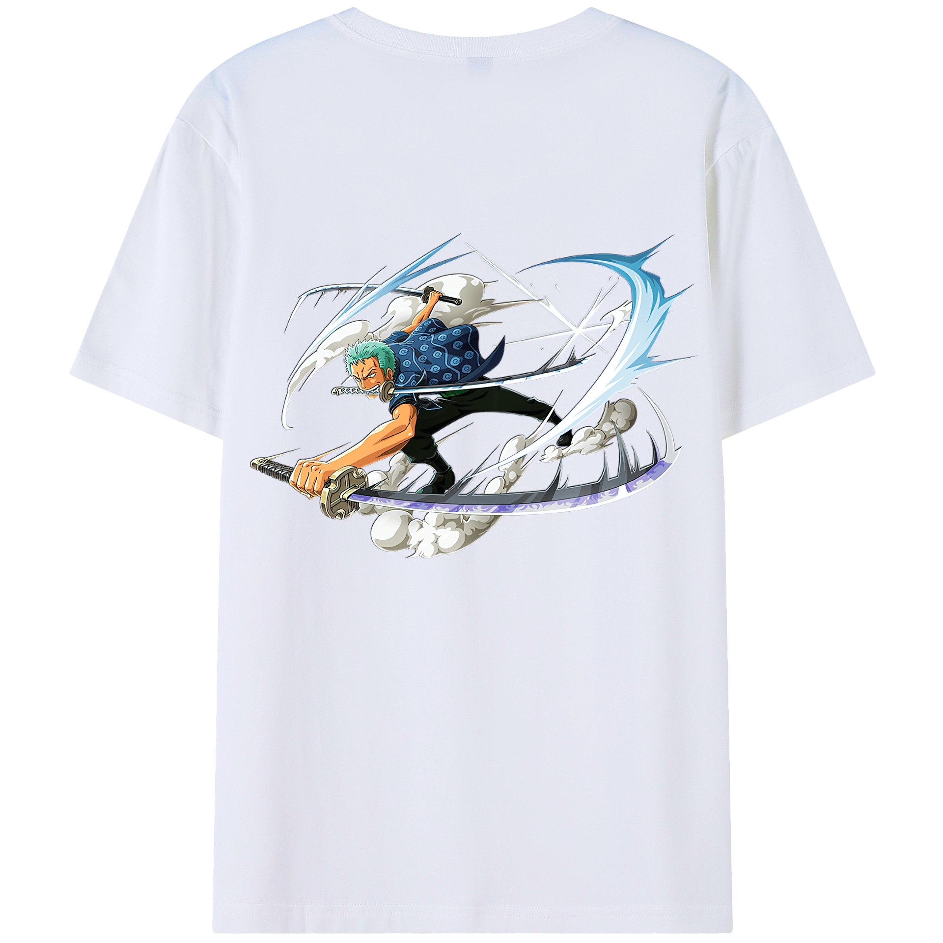 ワンピース ロロノア・ゾロ ONE PIECE Roronoa Zoro レディース半袖Tシャツ(バックプリント)