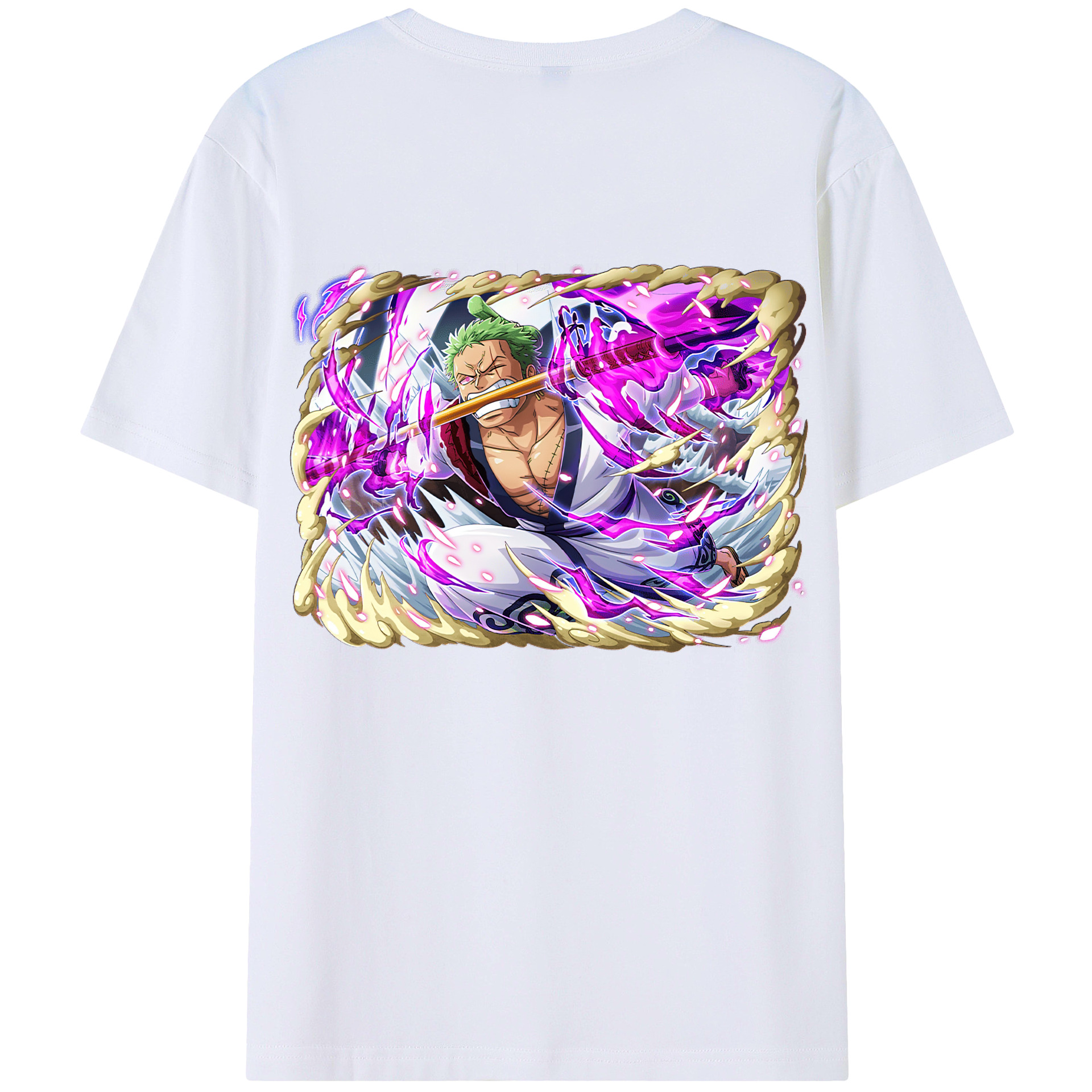 （画像用） ワンピース ロロノア・ゾロ ONE PIECE Roronoa Zoro レディース半袖Tシャツ(バックプリント)
