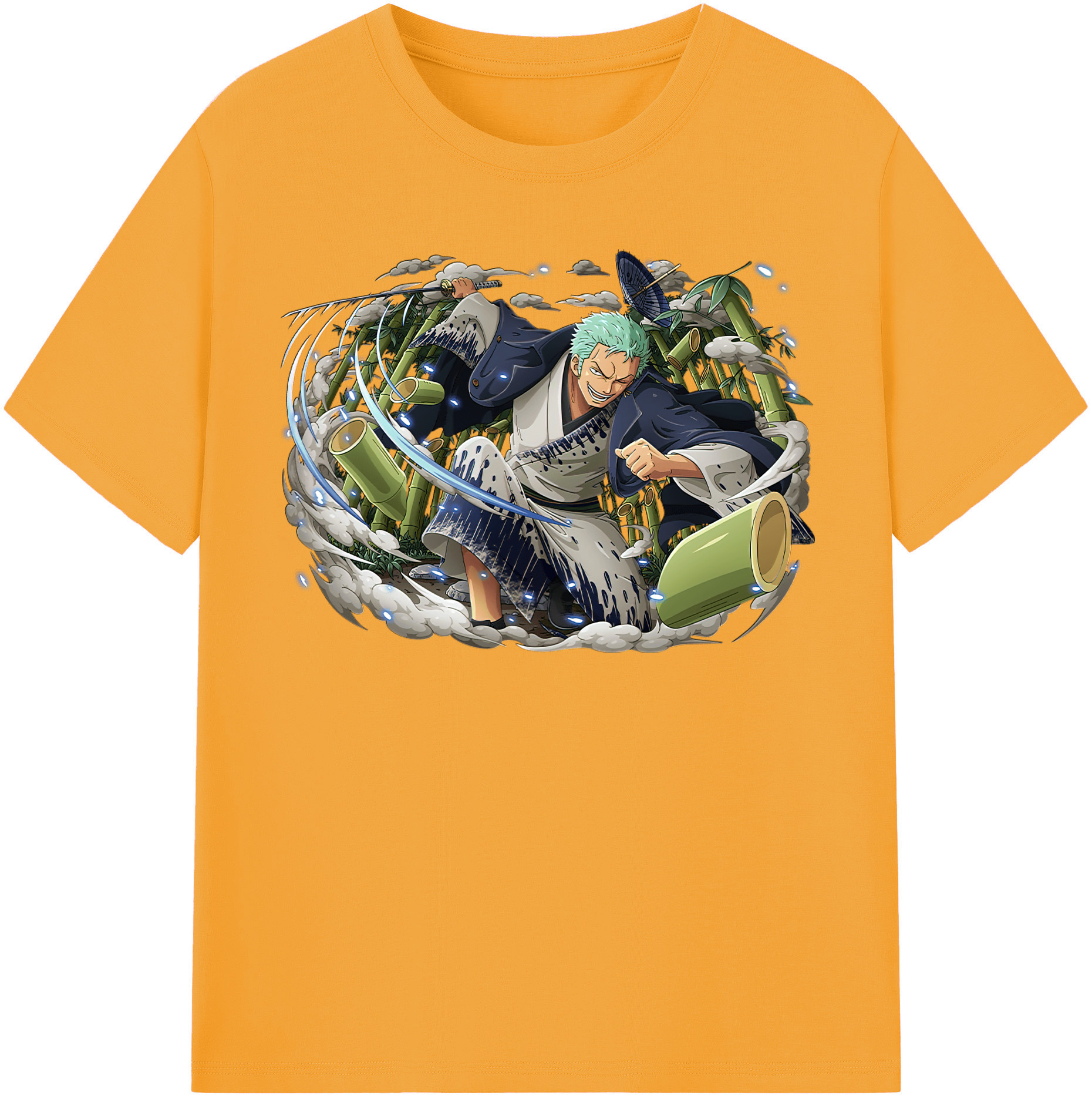 ワンピース ロロノア・ゾロ ONE PIECE Roronoa Zoro レディースカジュアルプリントTシャツ（綿100％）