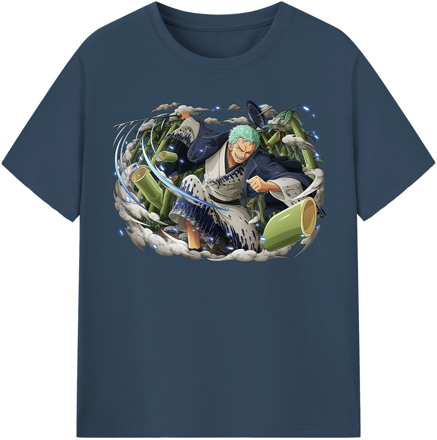 ワンピース ロロノア・ゾロ ONE PIECE Roronoa Zoro レディースカジュアルプリントTシャツ（綿100％）