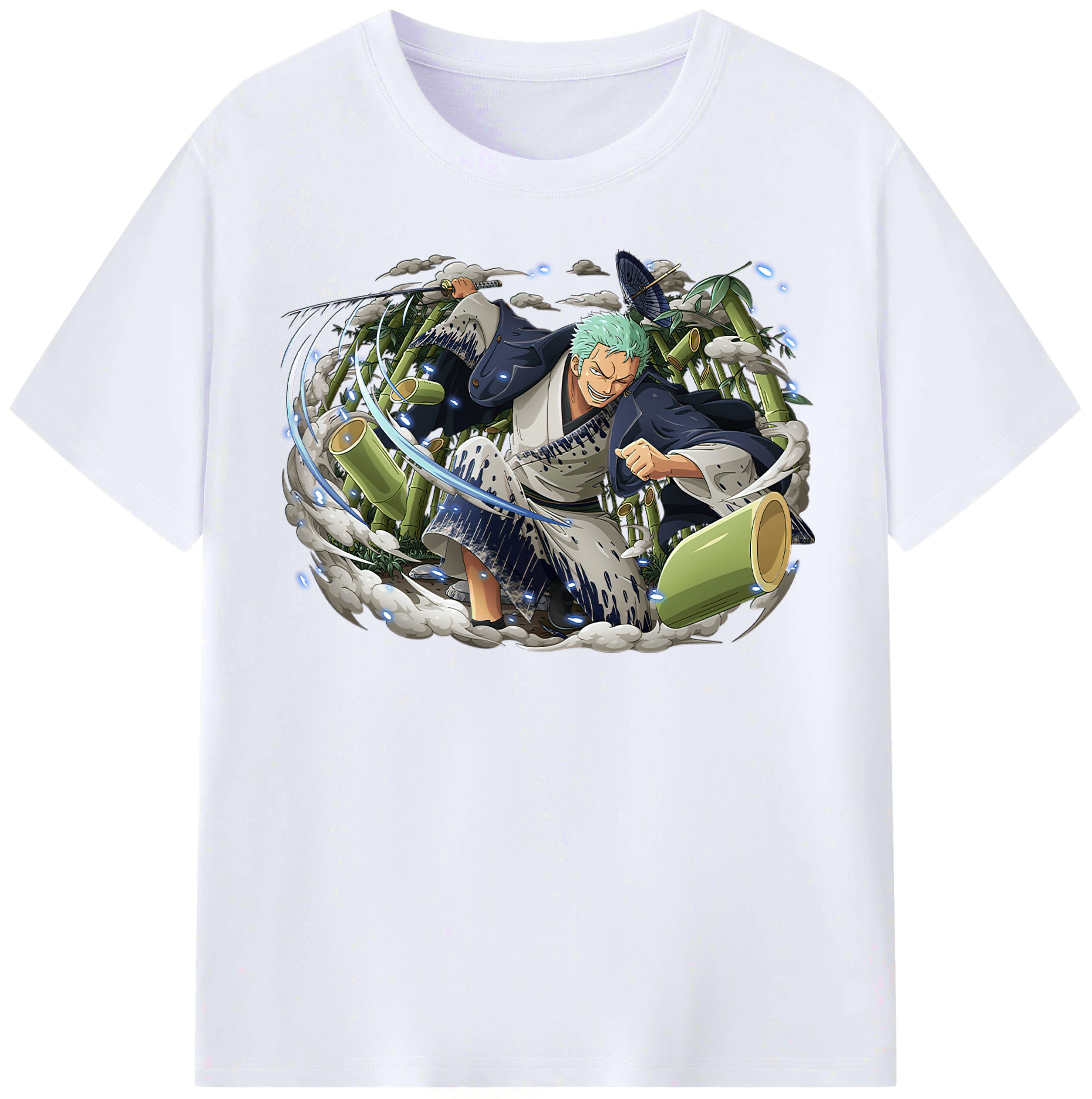 ワンピース ロロノア・ゾロ ONE PIECE Roronoa Zoro レディースカジュアルプリントTシャツ（綿100％）
