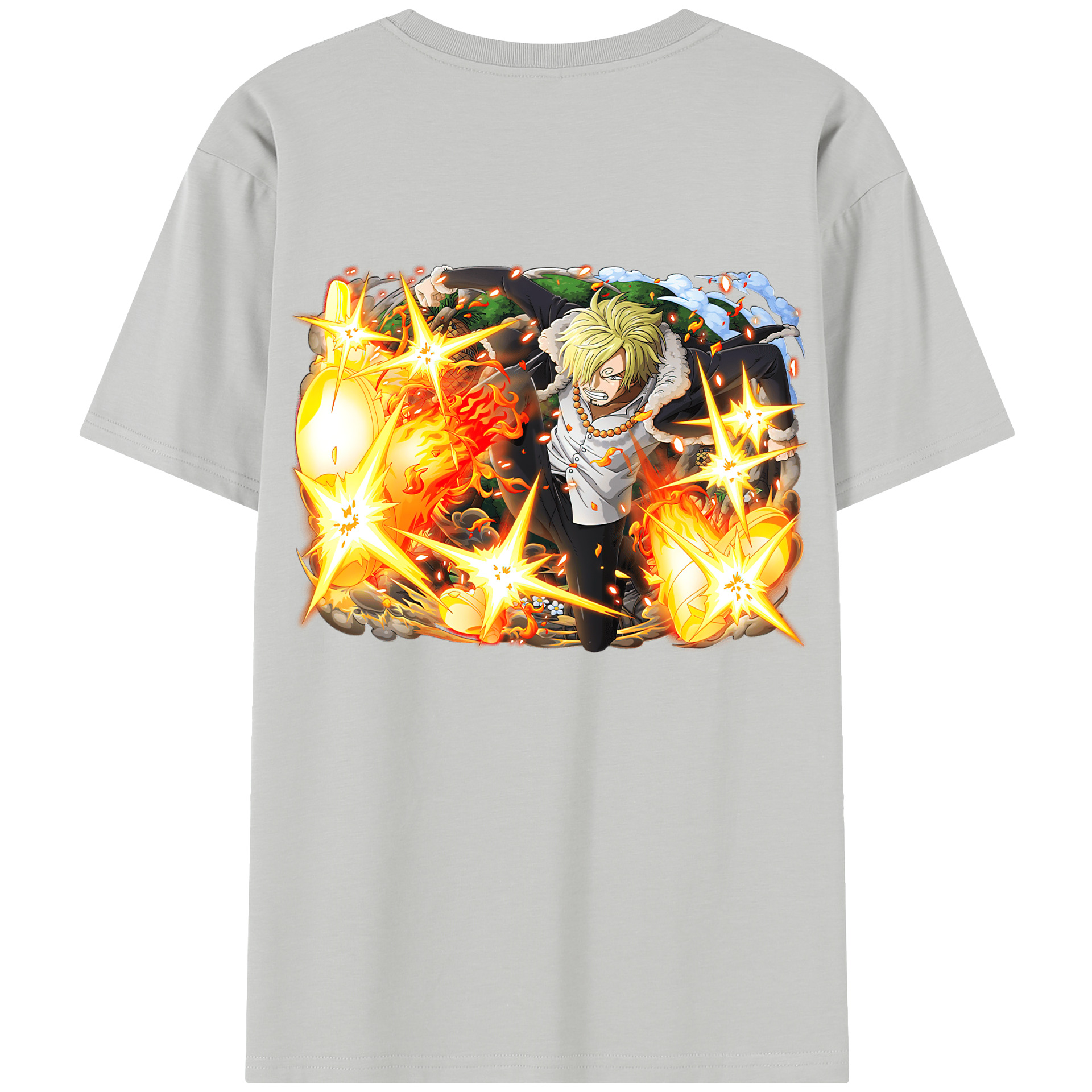 （画像用） ワンピース サンジ ONE PIECE Sanji レディース半袖Tシャツ(バックプリント)