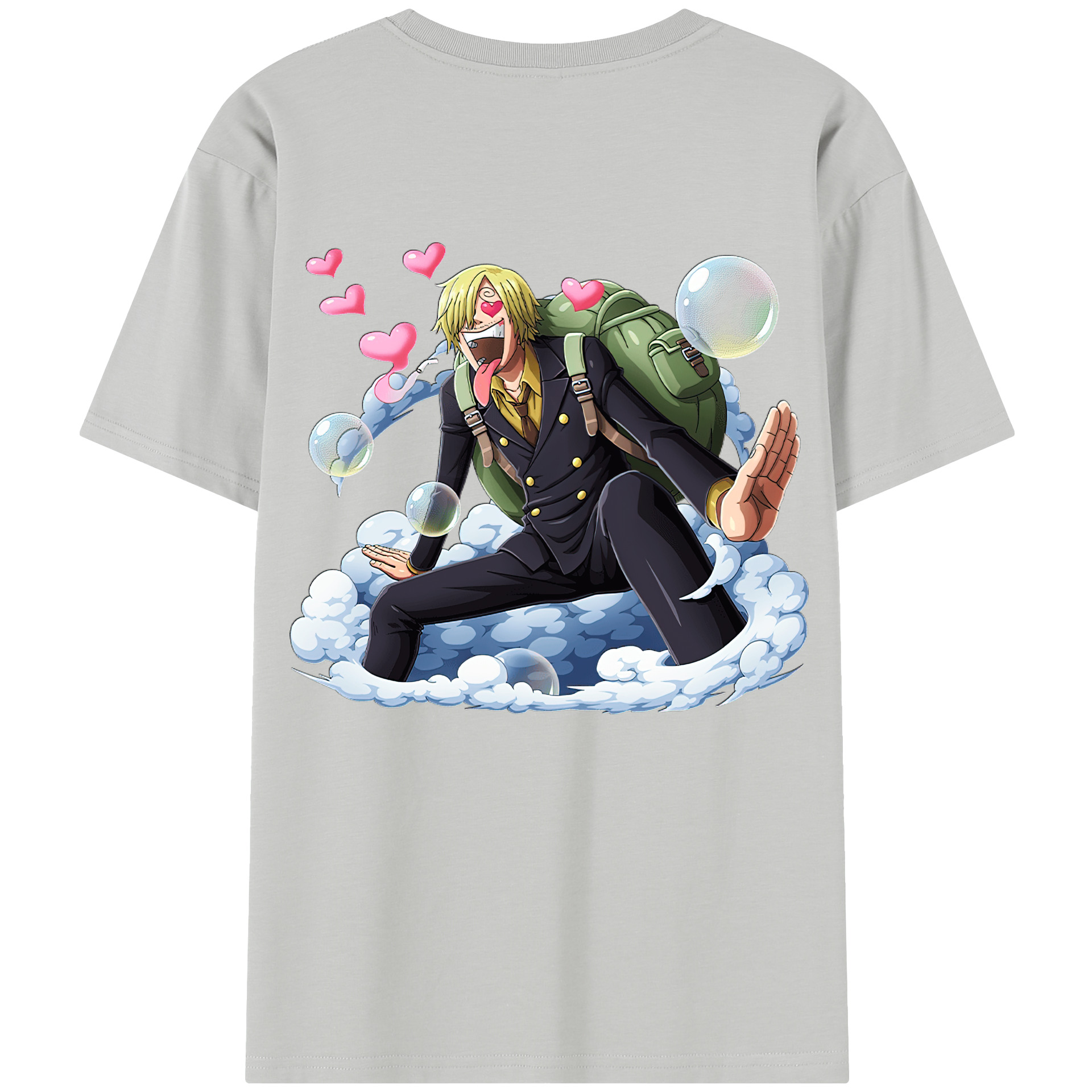 （画像用） ワンピース サンジ ONE PIECE Sanji レディース半袖Tシャツ(バックプリント)