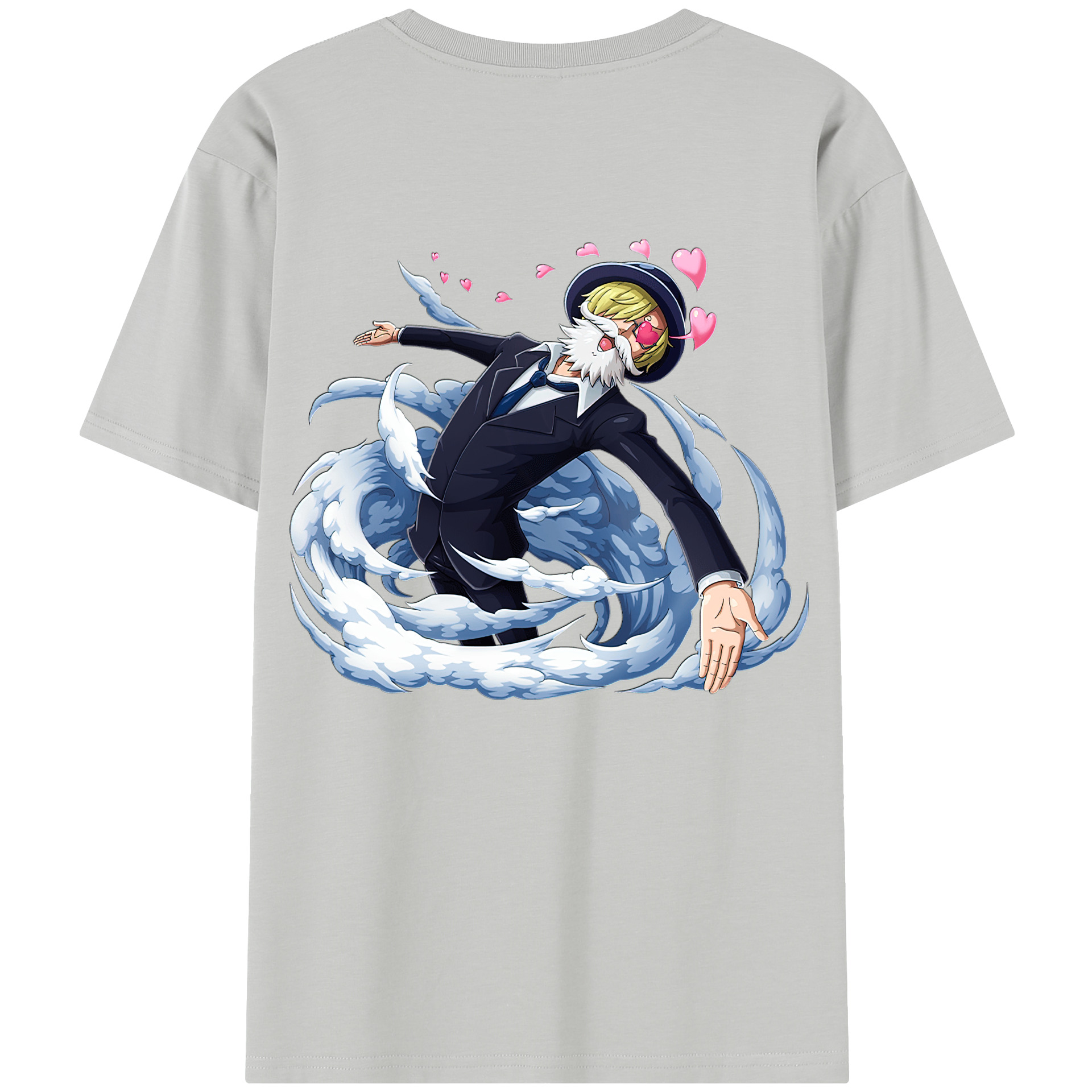 （画像用） ワンピース サンジ ONE PIECE Sanji レディース半袖Tシャツ(バックプリント)