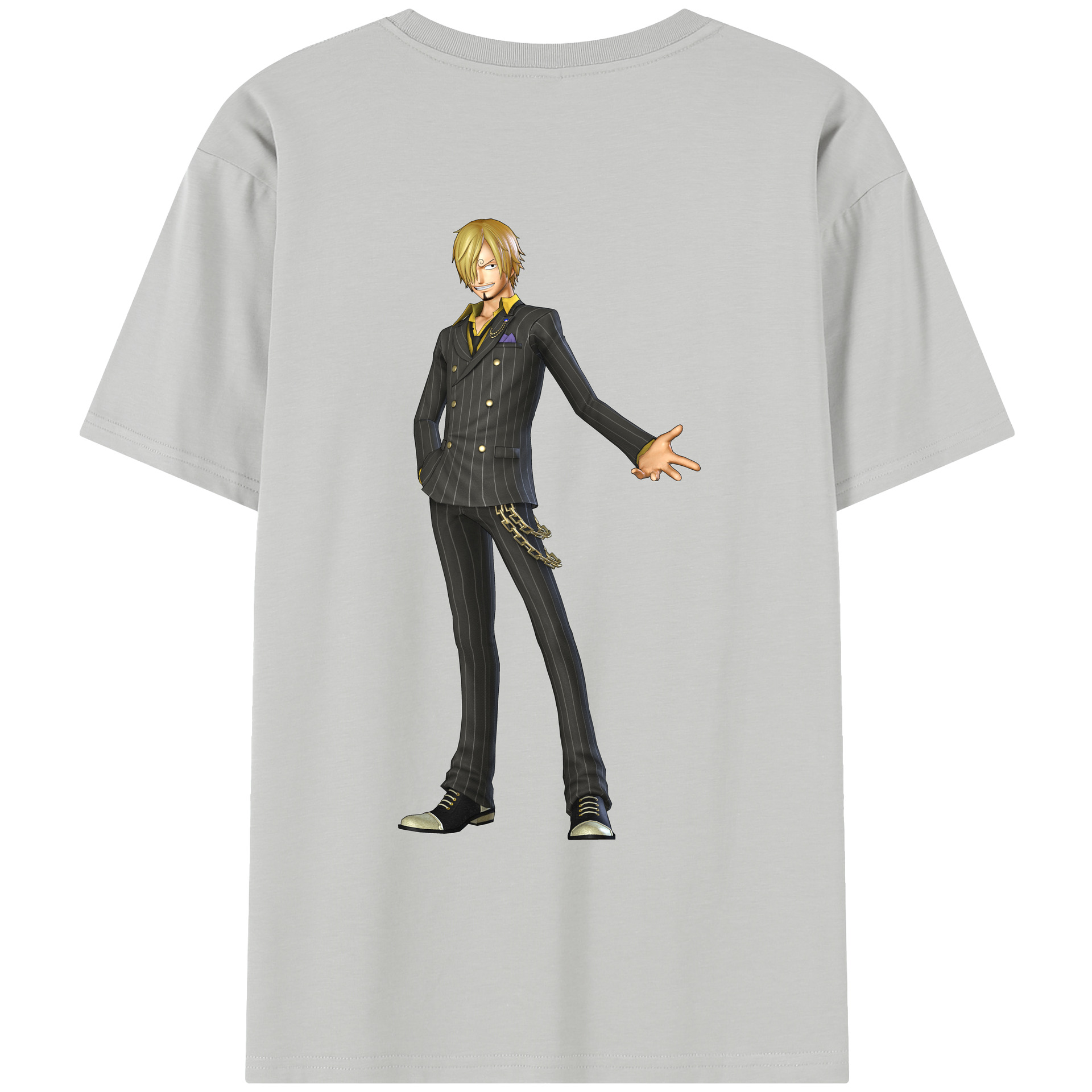 （画像用） ワンピース サンジ ONE PIECE Sanji レディース半袖Tシャツ(バックプリント)