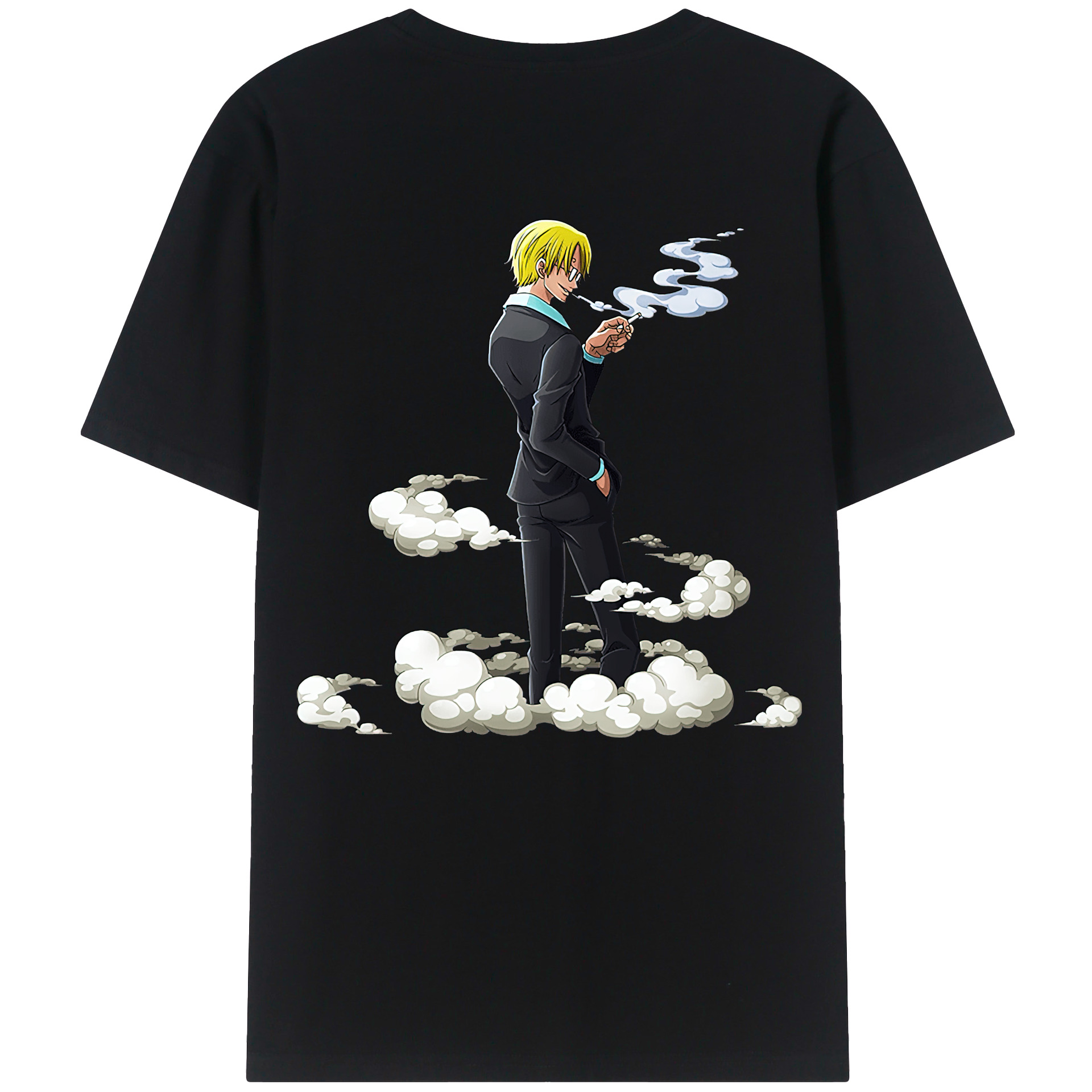 （画像用） ワンピース サンジ ONE PIECE Sanji レディース半袖Tシャツ(バックプリント)