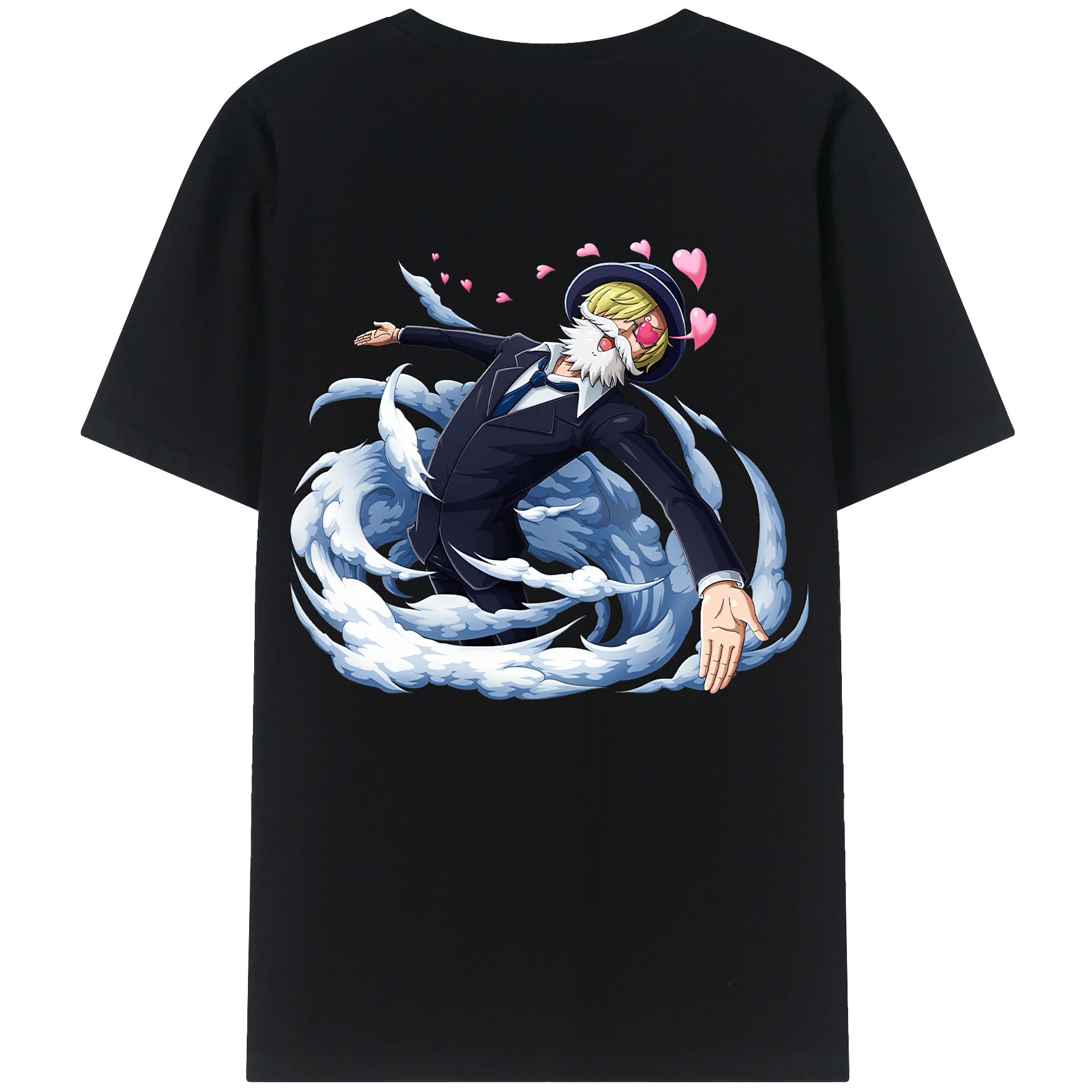 （画像用） ワンピース サンジ ONE PIECE Sanji レディース半袖Tシャツ(バックプリント)