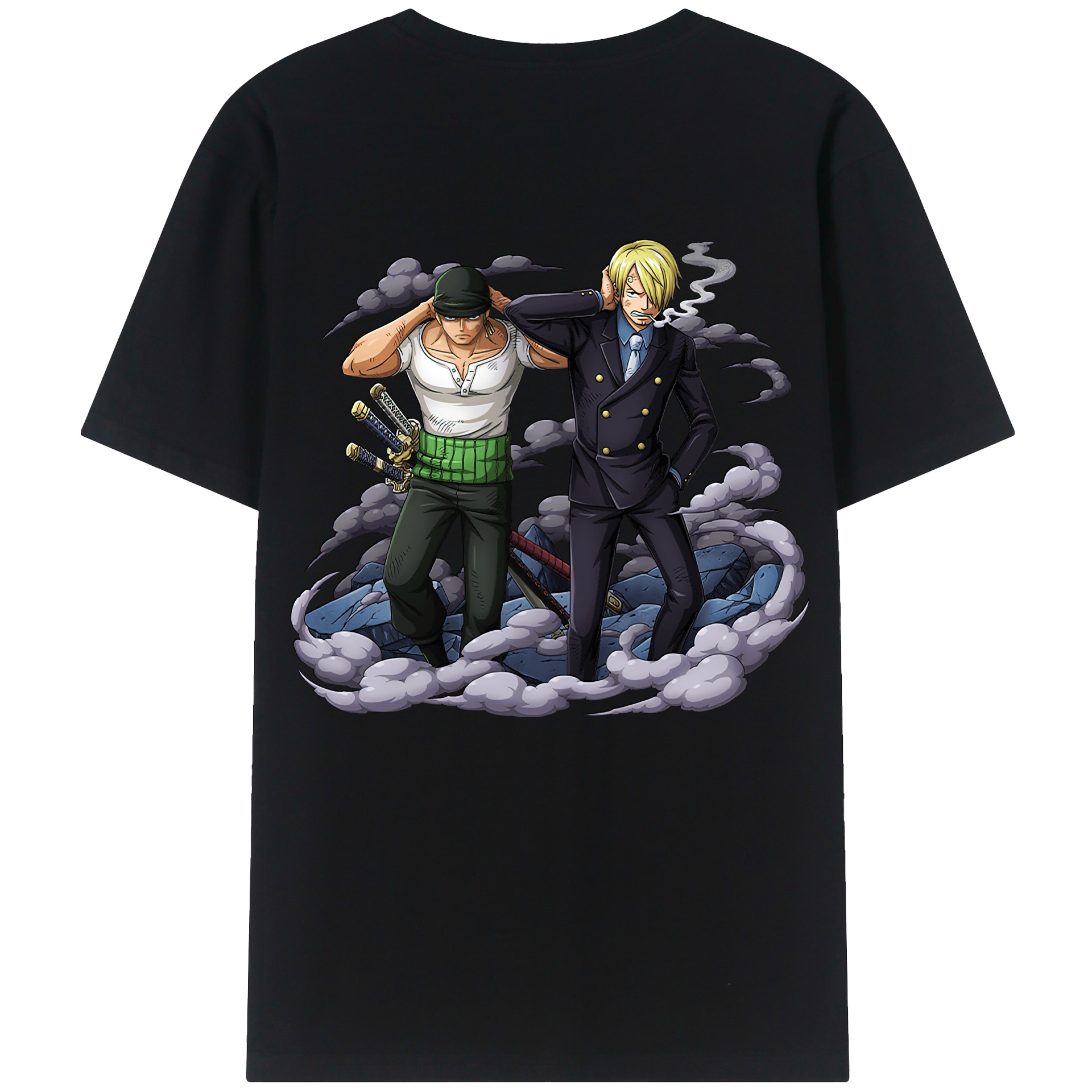 （画像用） ワンピース サンジ ONE PIECE Sanji レディース半袖Tシャツ(バックプリント)