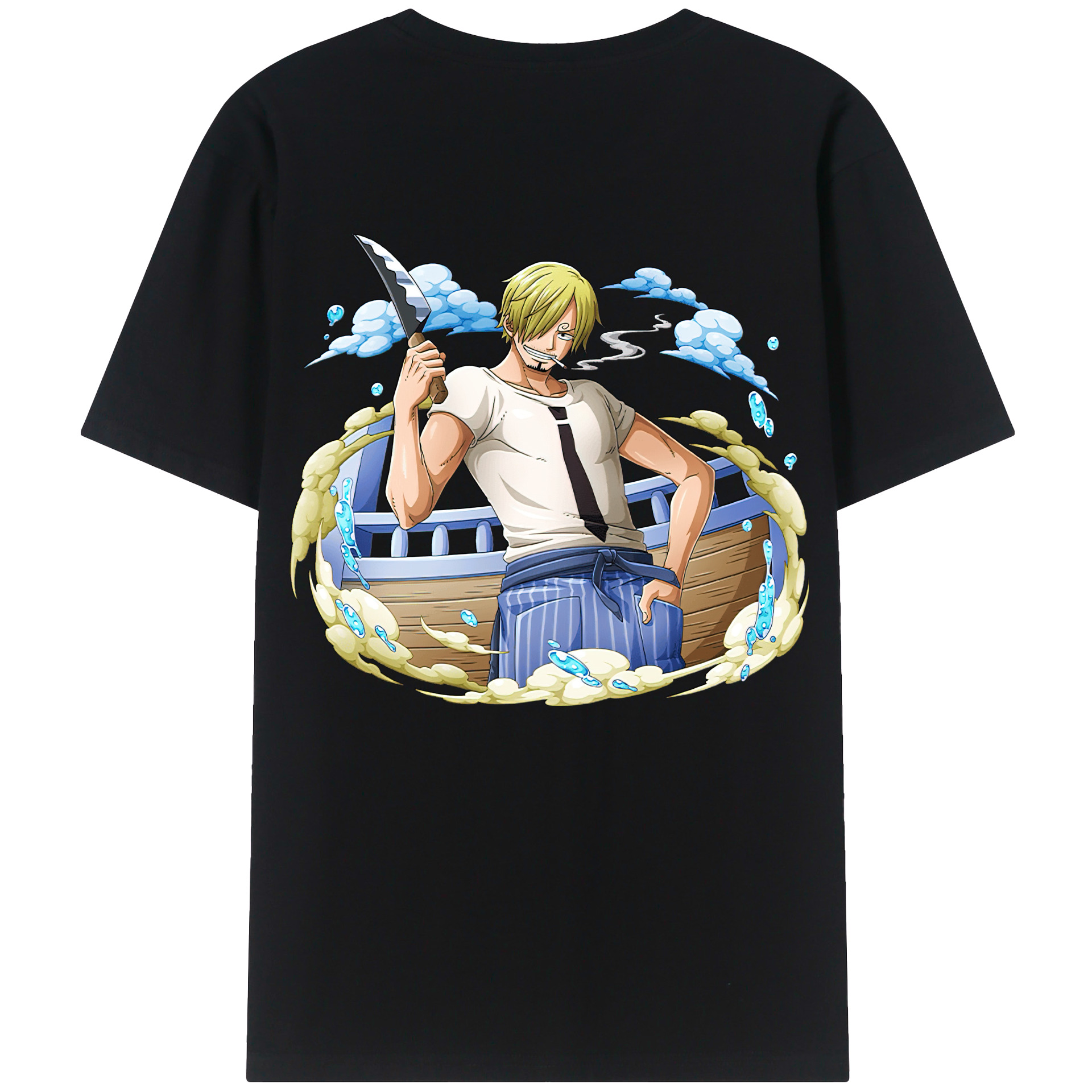 （画像用） ワンピース サンジ ONE PIECE Sanji レディース半袖Tシャツ(バックプリント)