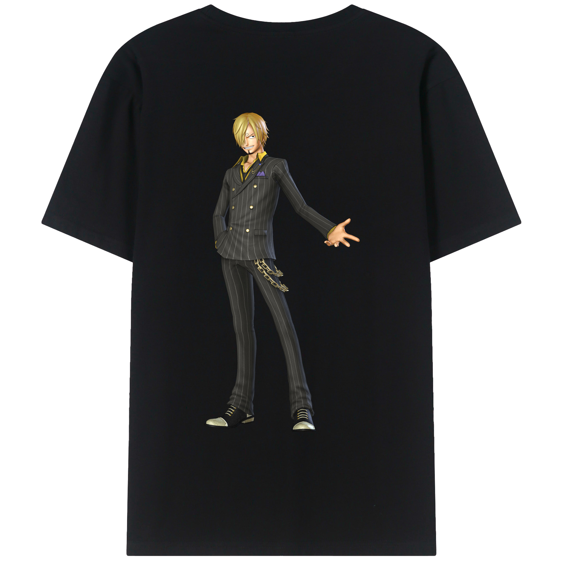 （画像用） ワンピース サンジ ONE PIECE Sanji レディース半袖Tシャツ(バックプリント)