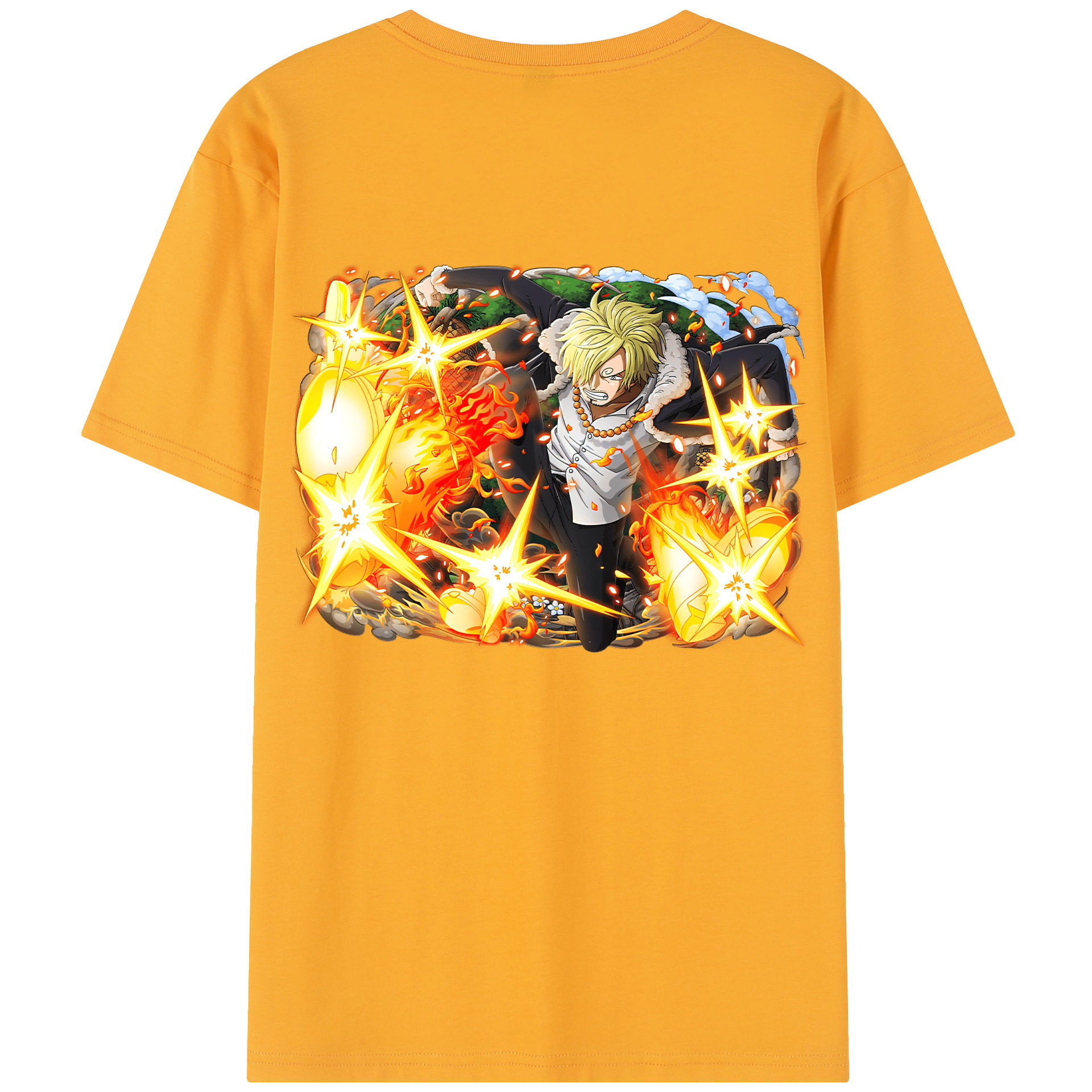 （画像用） ワンピース サンジ ONE PIECE Sanji レディース半袖Tシャツ(バックプリント)
