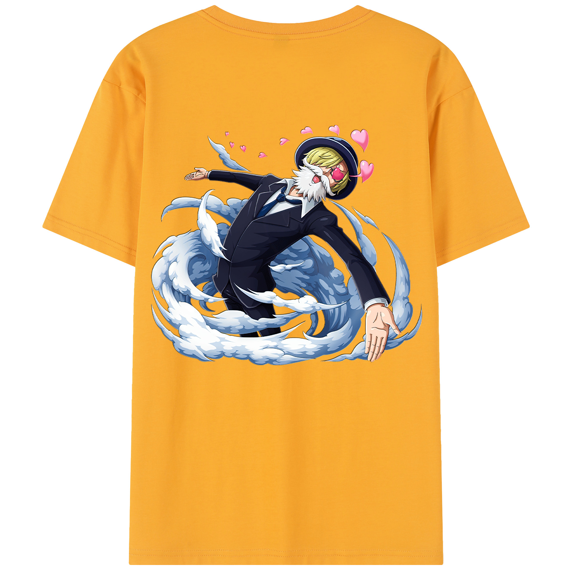 （画像用） ワンピース サンジ ONE PIECE Sanji レディース半袖Tシャツ(バックプリント)