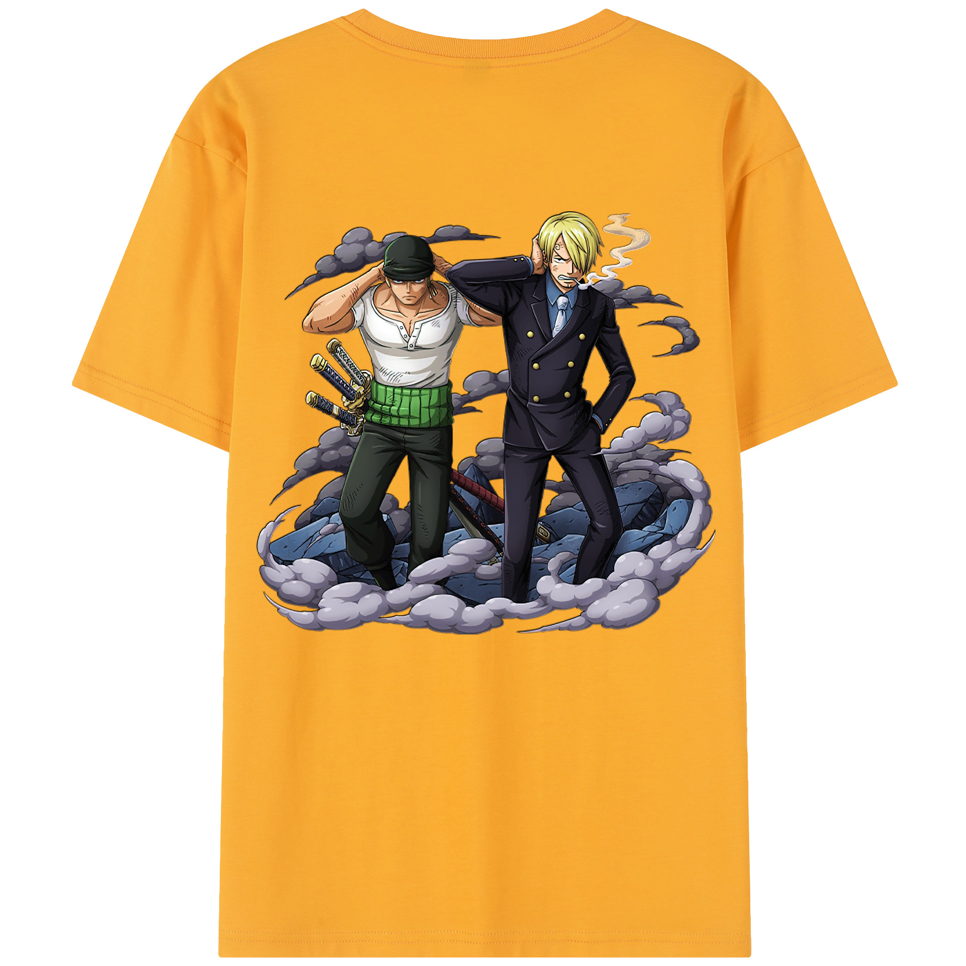 （画像用） ワンピース サンジ ONE PIECE Sanji レディース半袖Tシャツ(バックプリント)