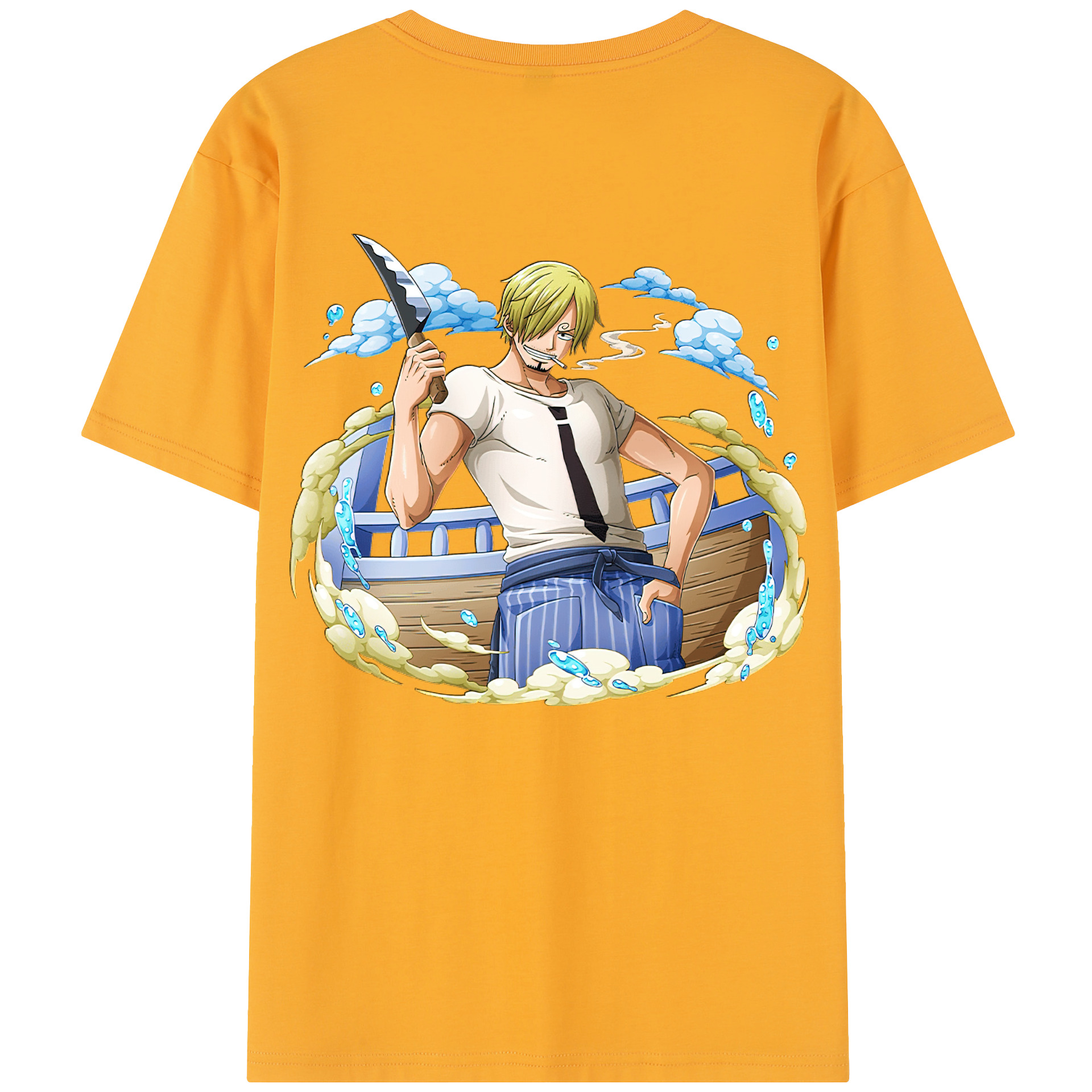 （画像用） ワンピース サンジ ONE PIECE Sanji レディース半袖Tシャツ(バックプリント)