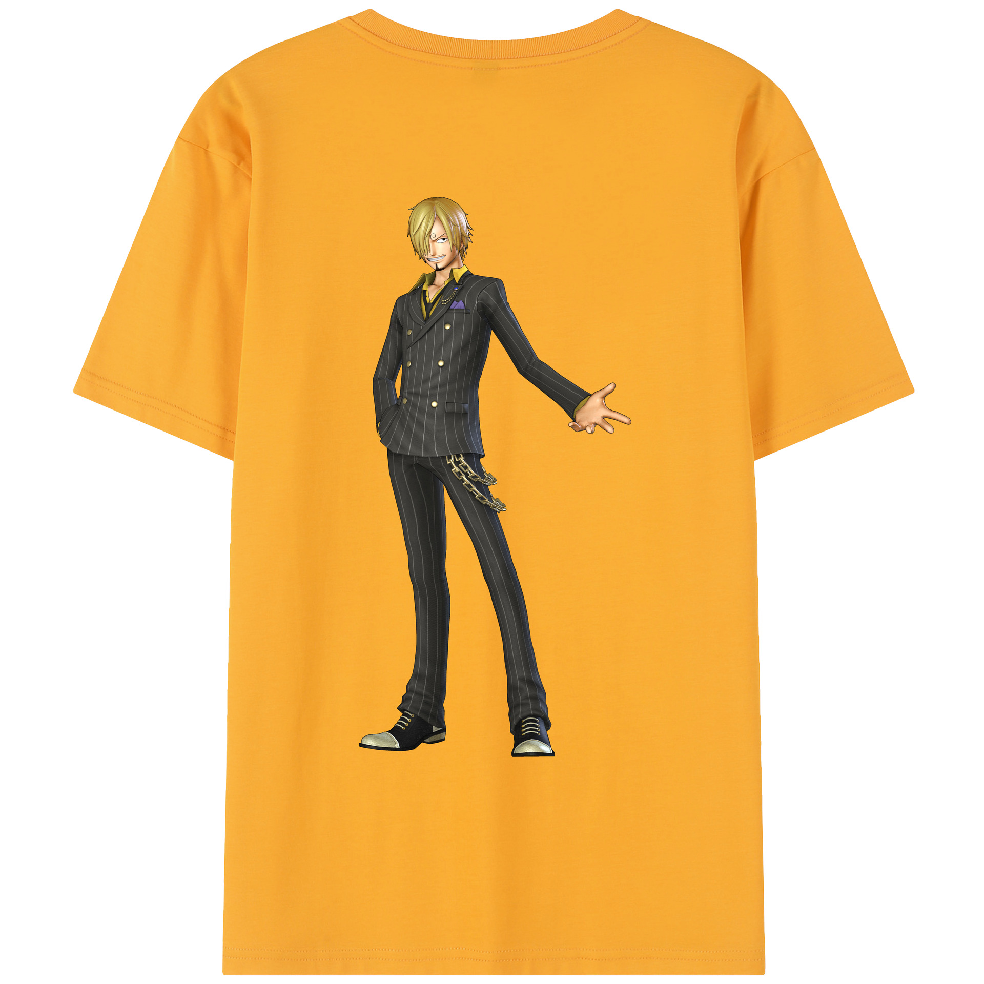 （画像用） ワンピース サンジ ONE PIECE Sanji レディース半袖Tシャツ(バックプリント)
