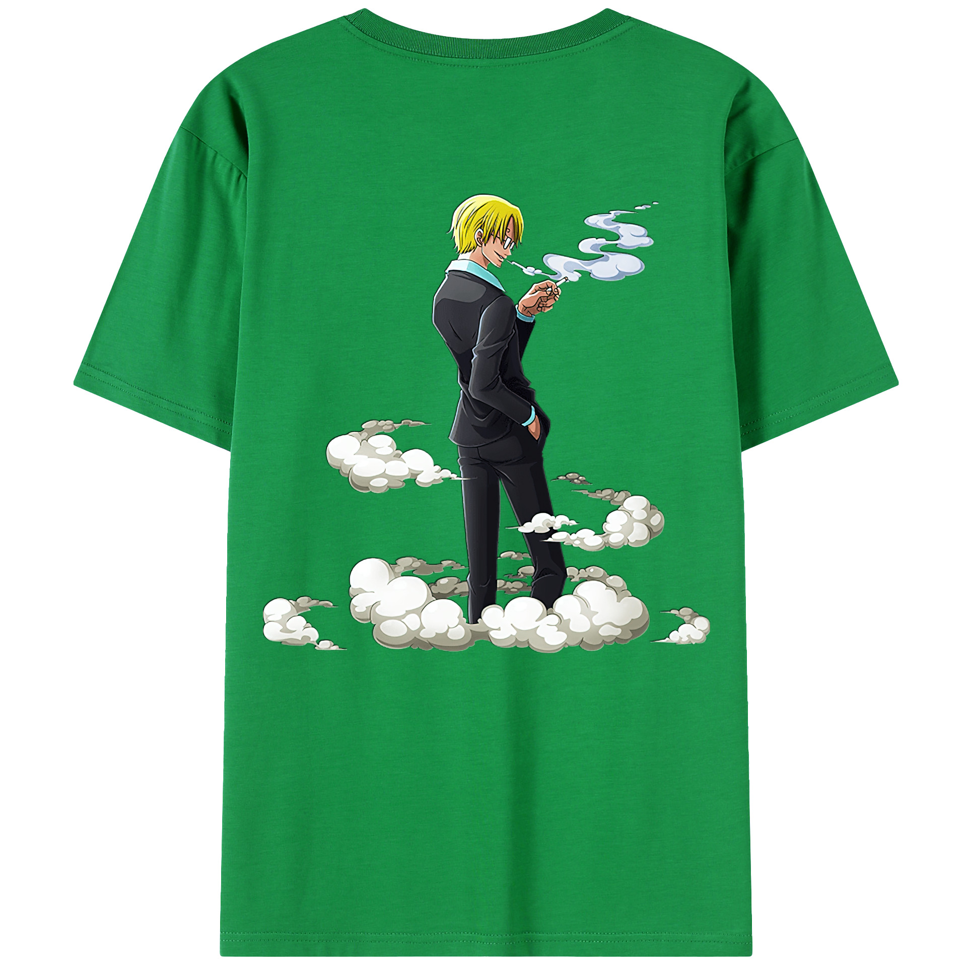 （画像用） ワンピース サンジ ONE PIECE Sanji レディース半袖Tシャツ(バックプリント)