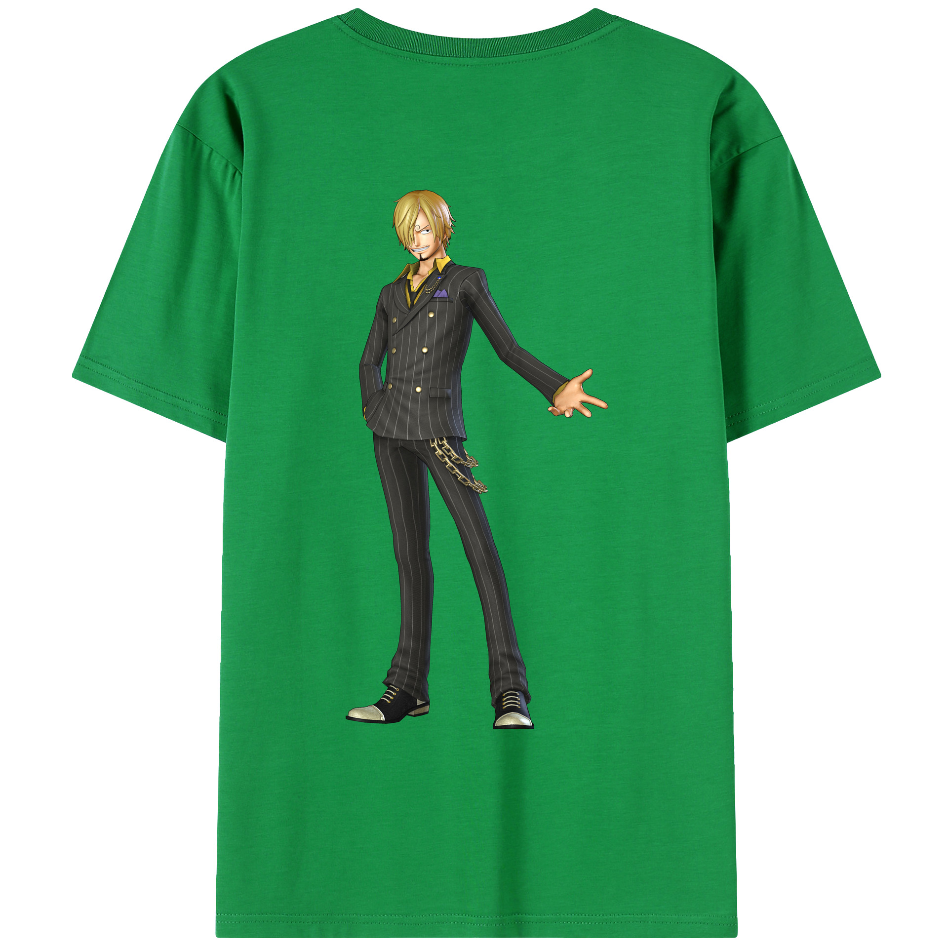 （画像用） ワンピース サンジ ONE PIECE Sanji レディース半袖Tシャツ(バックプリント)