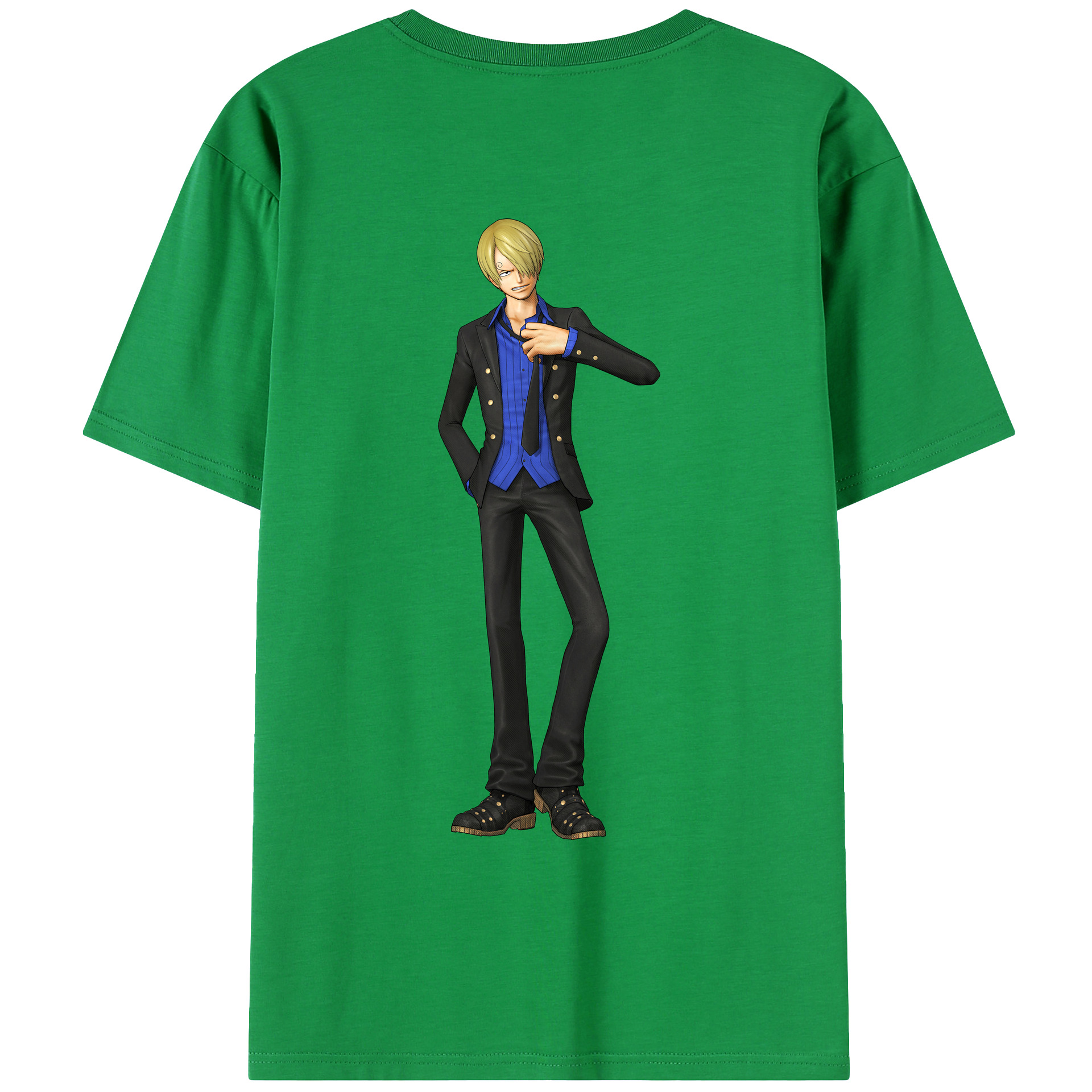 （画像用） ワンピース サンジ ONE PIECE Sanji レディース半袖Tシャツ(バックプリント)