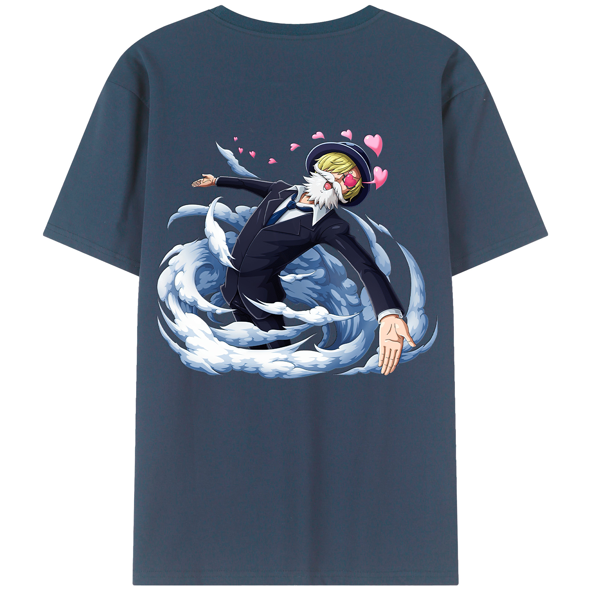 （画像用） ワンピース サンジ ONE PIECE Sanji レディース半袖Tシャツ(バックプリント)