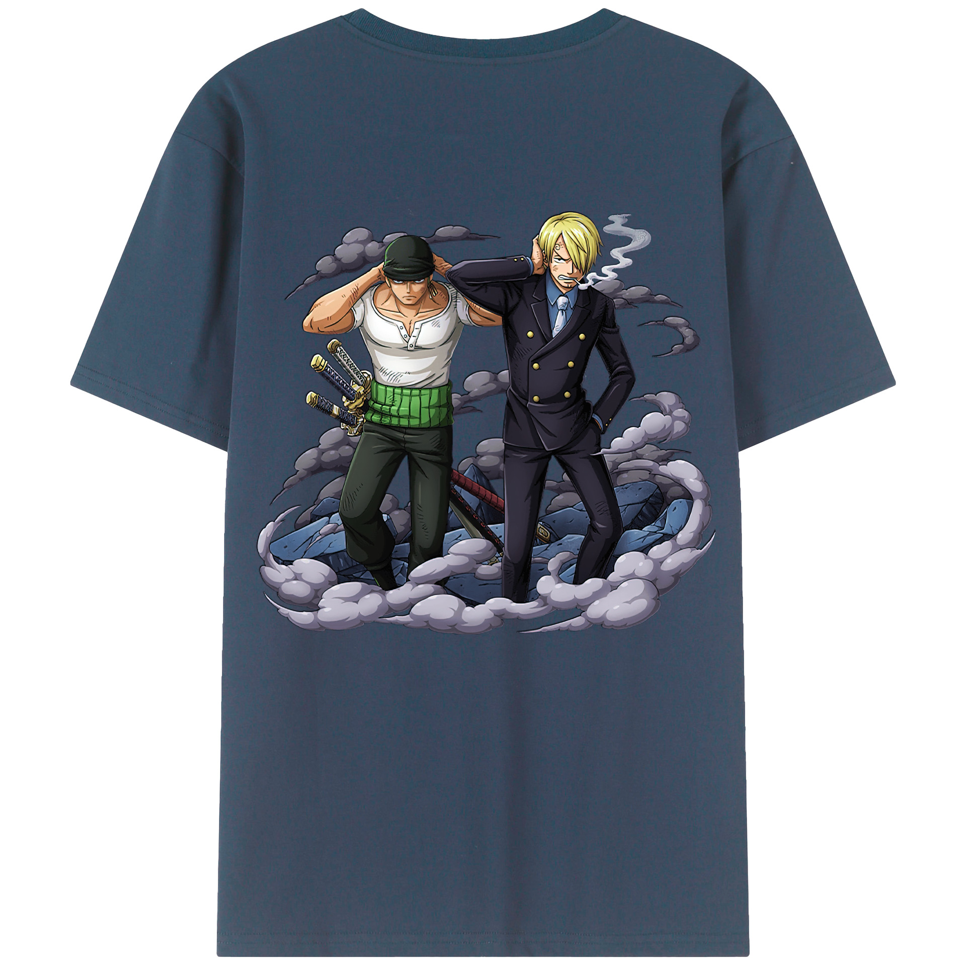 （画像用） ワンピース サンジ ONE PIECE Sanji レディース半袖Tシャツ(バックプリント)