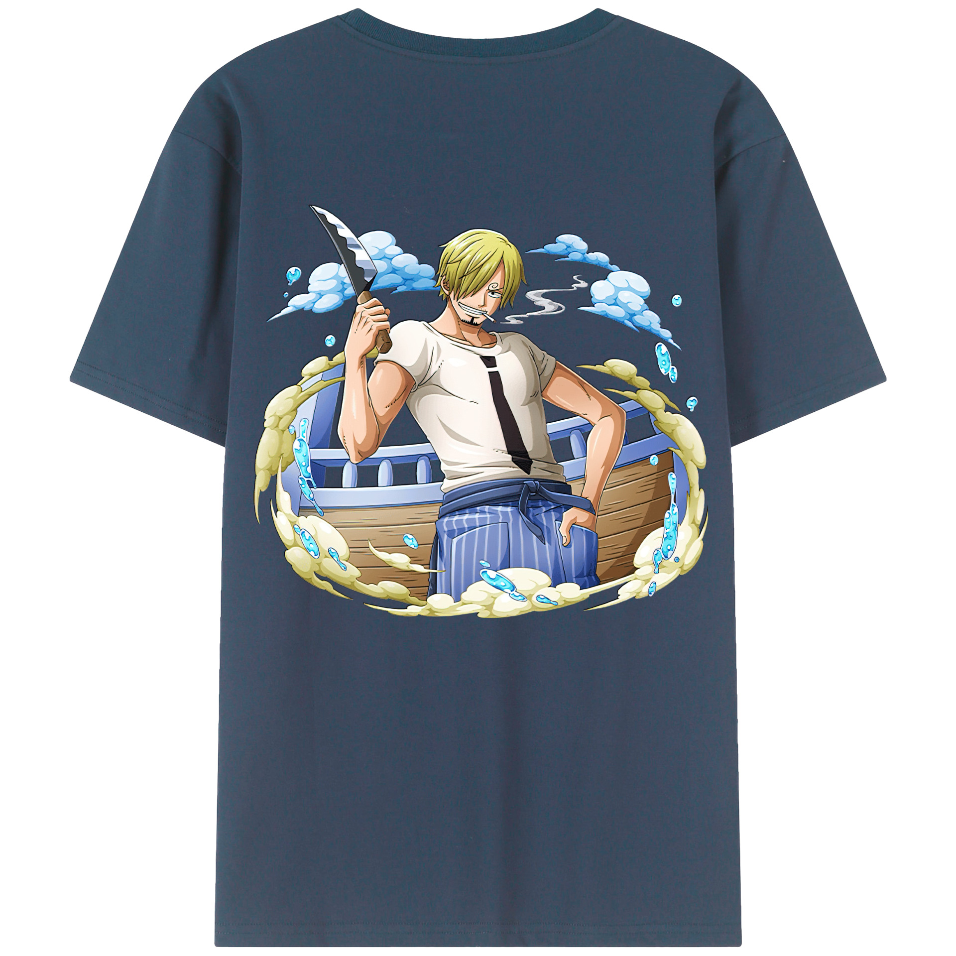 （画像用） ワンピース サンジ ONE PIECE Sanji レディース半袖Tシャツ(バックプリント)