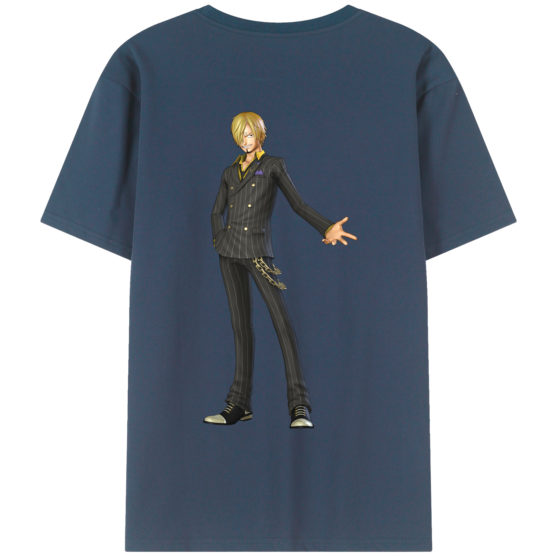 （画像用） ワンピース サンジ ONE PIECE Sanji レディース半袖Tシャツ(バックプリント)