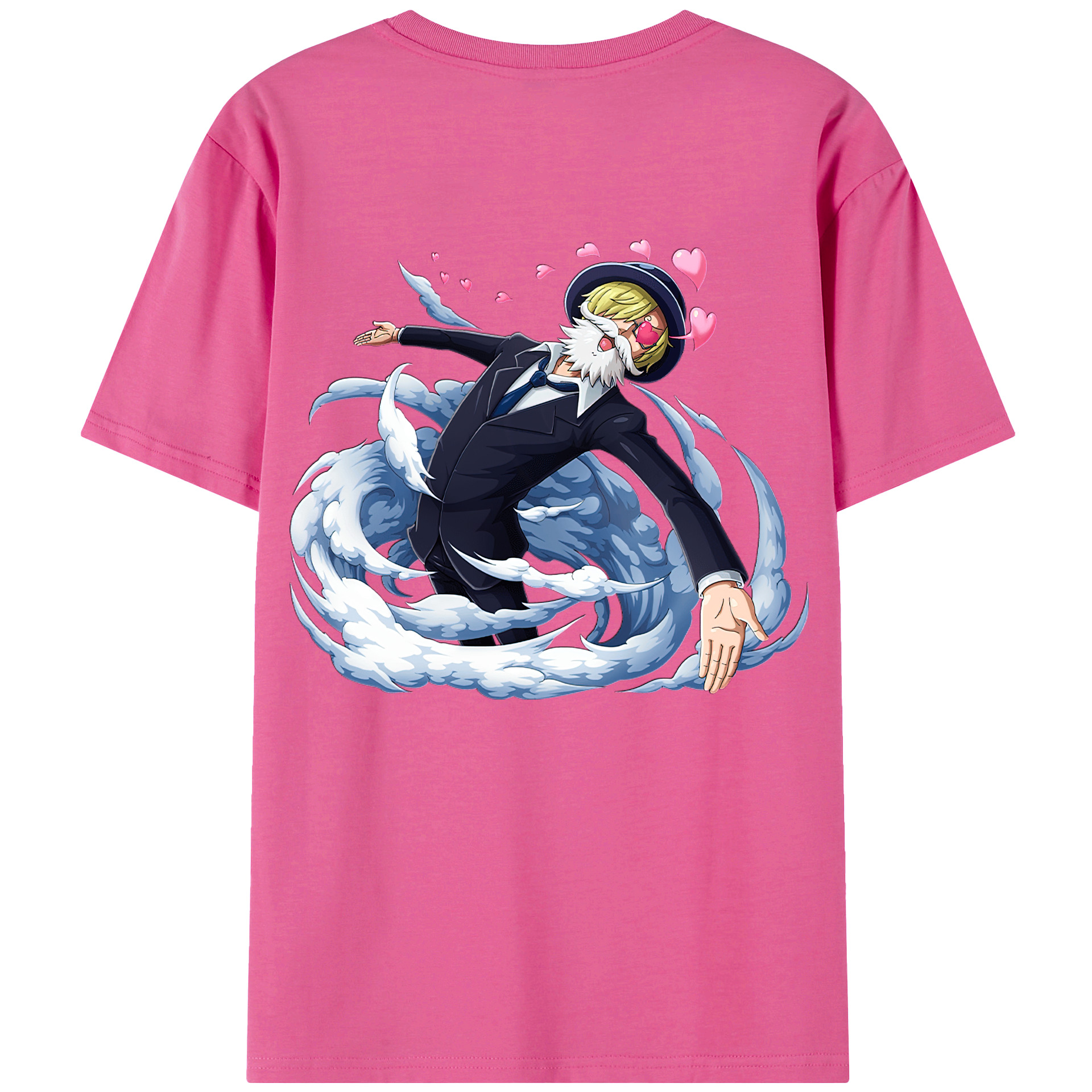 （画像用） ワンピース サンジ ONE PIECE Sanji レディース半袖Tシャツ(バックプリント)