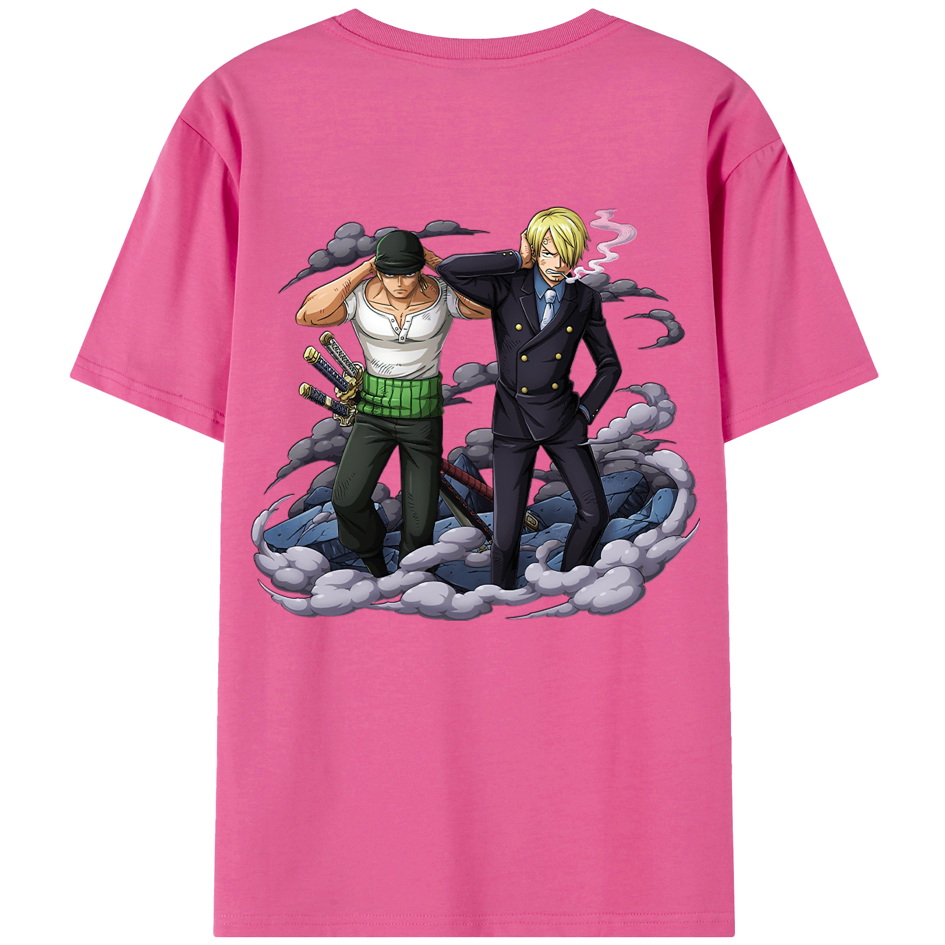 （画像用） ワンピース サンジ ONE PIECE Sanji レディース半袖Tシャツ(バックプリント)