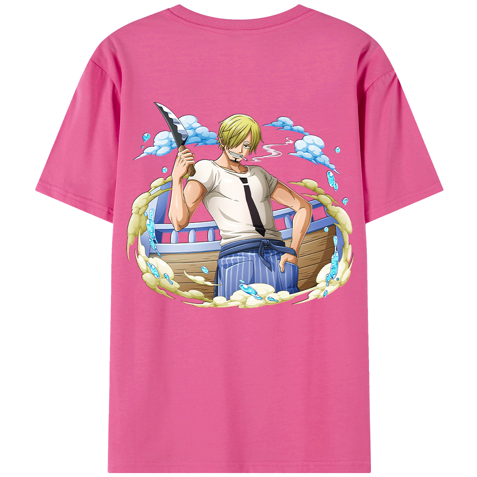 （画像用） ワンピース サンジ ONE PIECE Sanji レディース半袖Tシャツ(バックプリント)