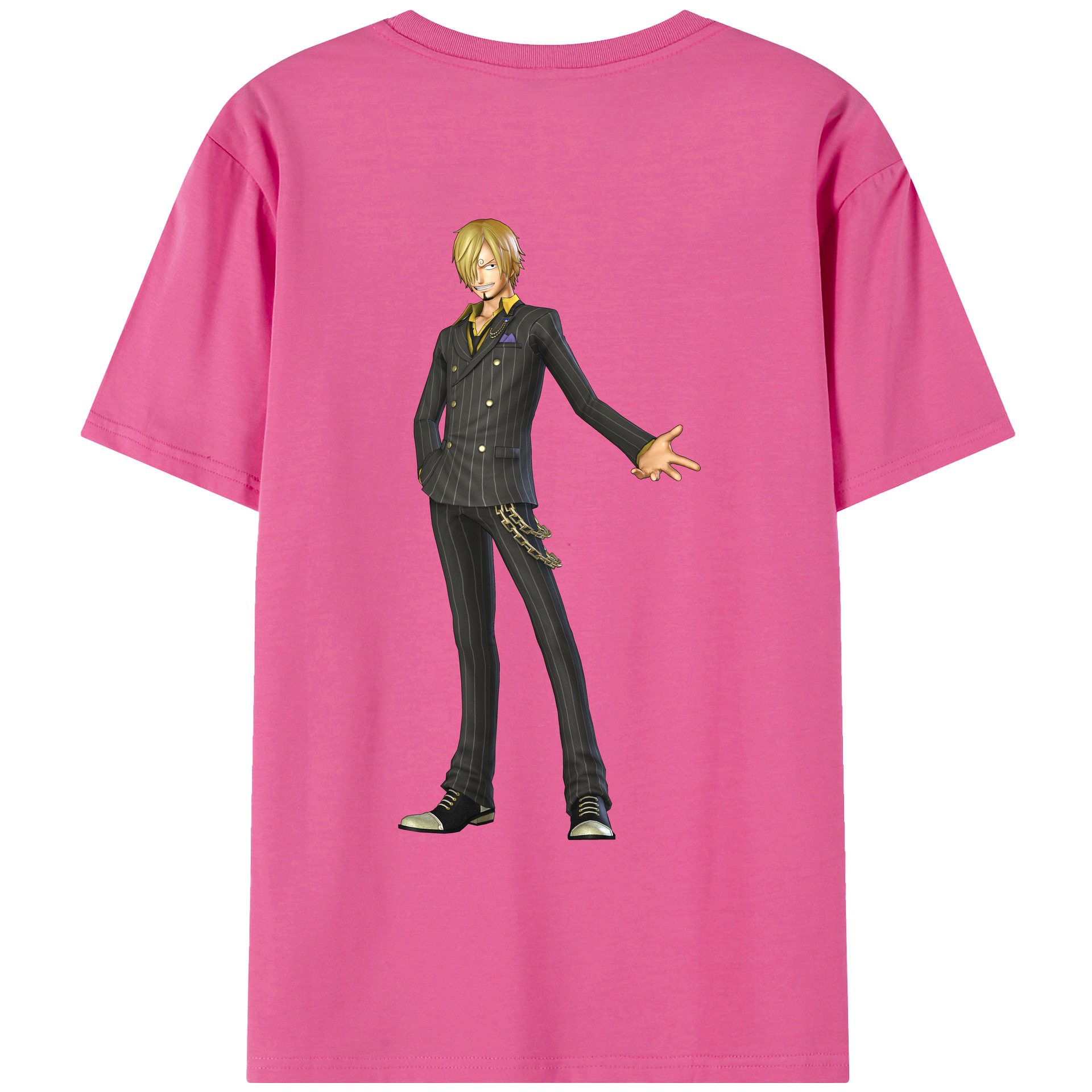 （画像用） ワンピース サンジ ONE PIECE Sanji レディース半袖Tシャツ(バックプリント)