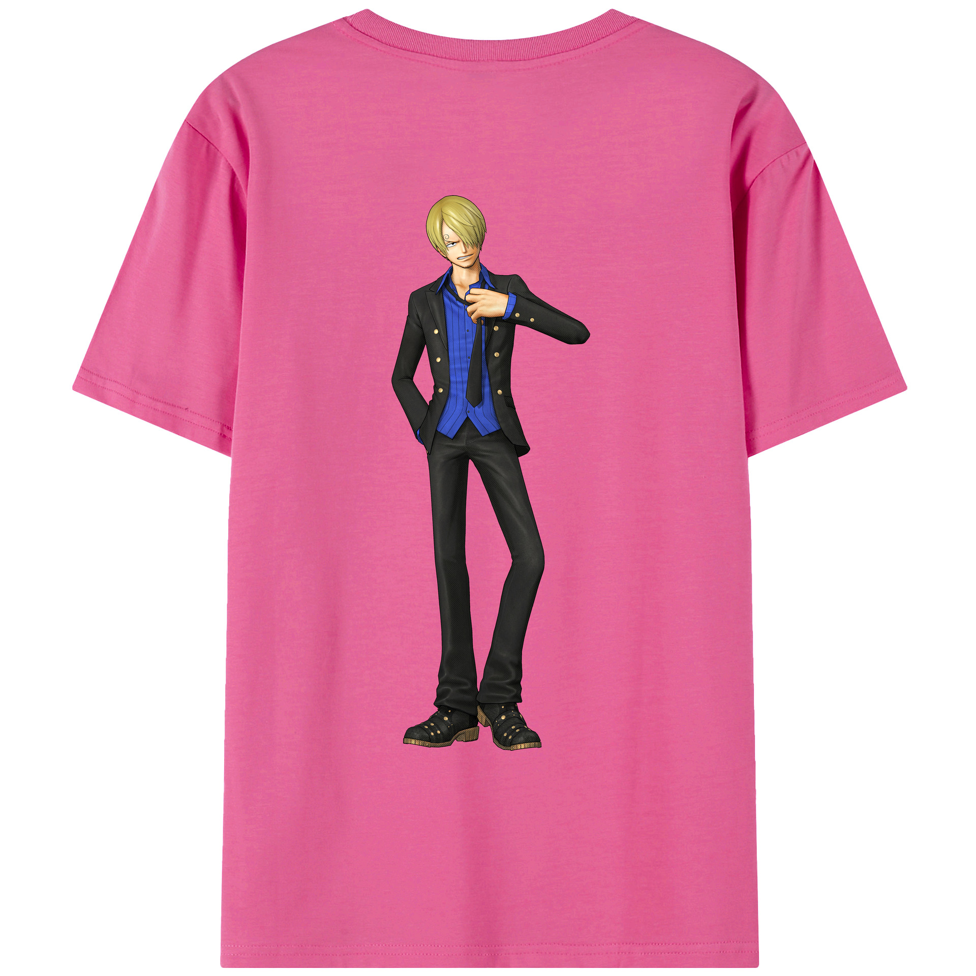 （画像用） ワンピース サンジ ONE PIECE Sanji レディース半袖Tシャツ(バックプリント)