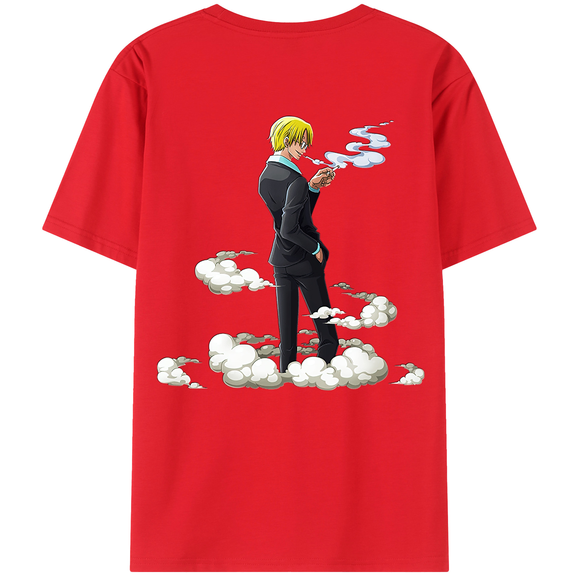 （画像用） ワンピース サンジ ONE PIECE Sanji レディース半袖Tシャツ(バックプリント)
