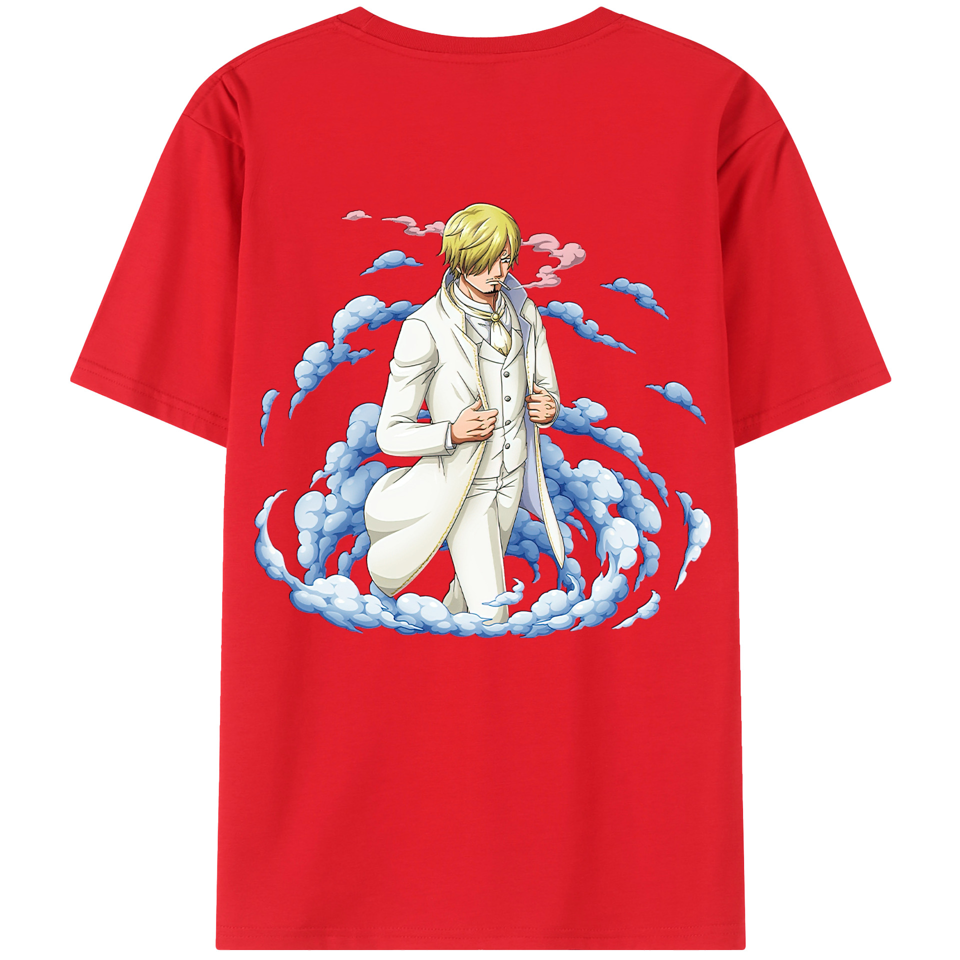 （画像用） ワンピース サンジ ONE PIECE Sanji レディース半袖Tシャツ(バックプリント)