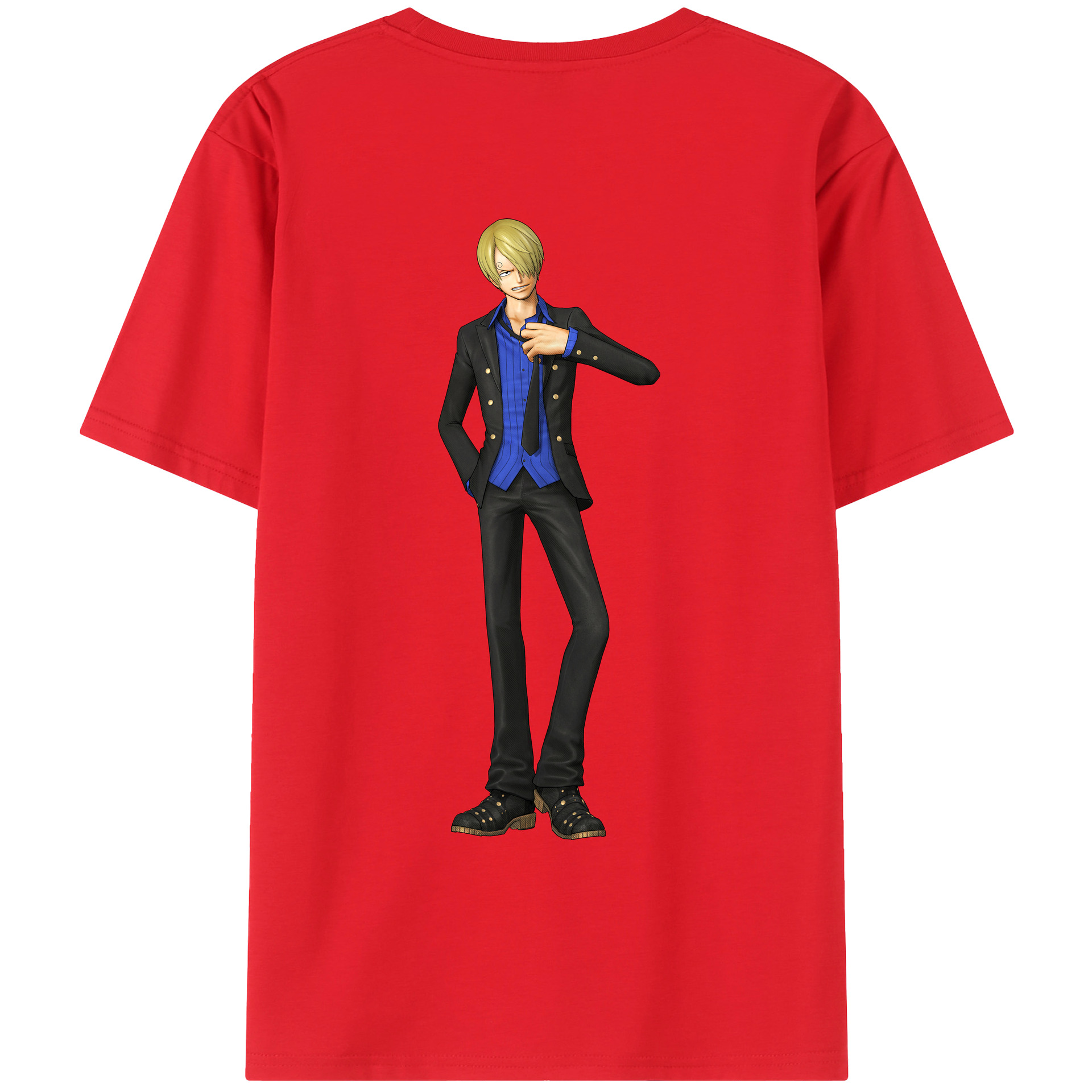 （画像用） ワンピース サンジ ONE PIECE Sanji レディース半袖Tシャツ(バックプリント)