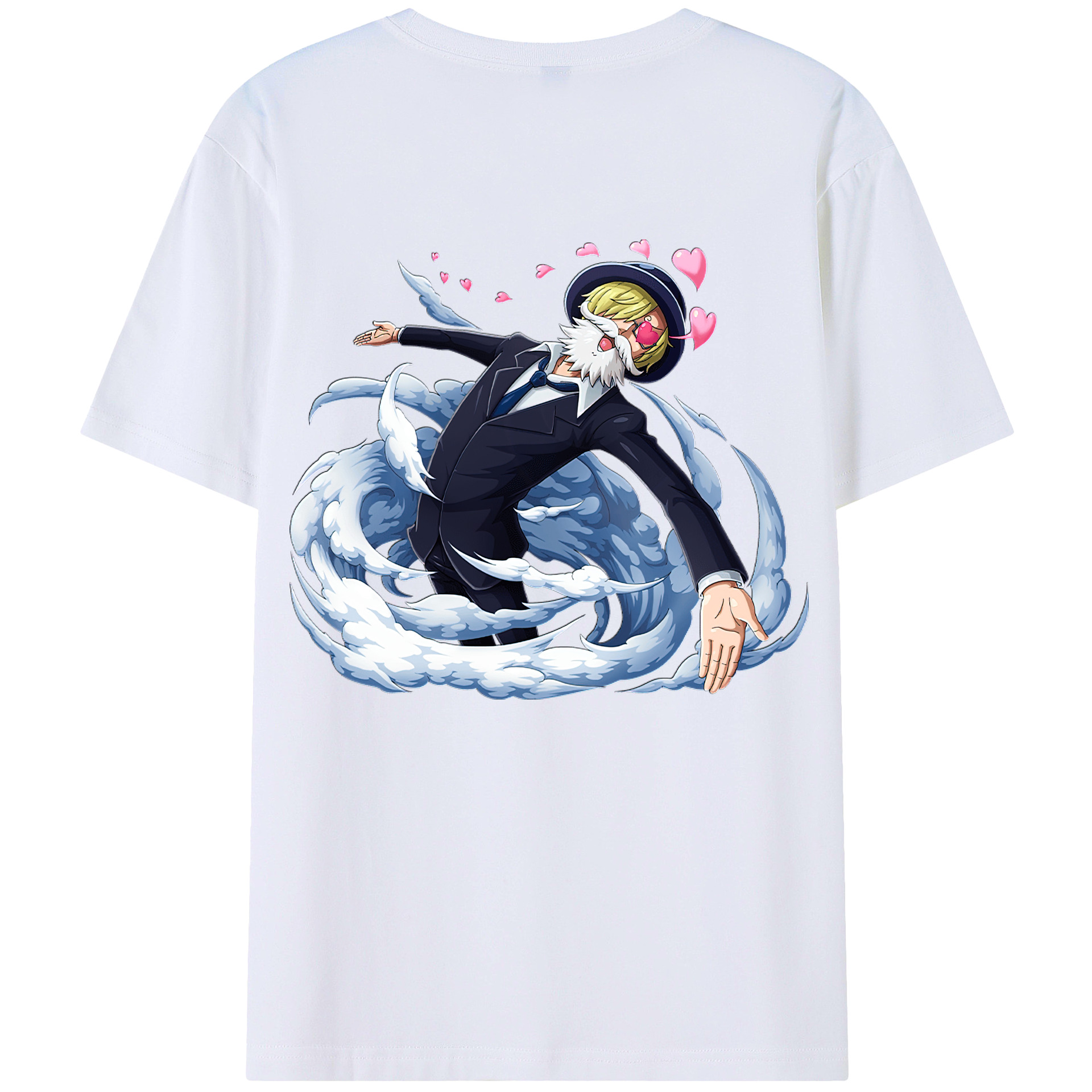 （画像用） ワンピース サンジ ONE PIECE Sanji レディース半袖Tシャツ(バックプリント)